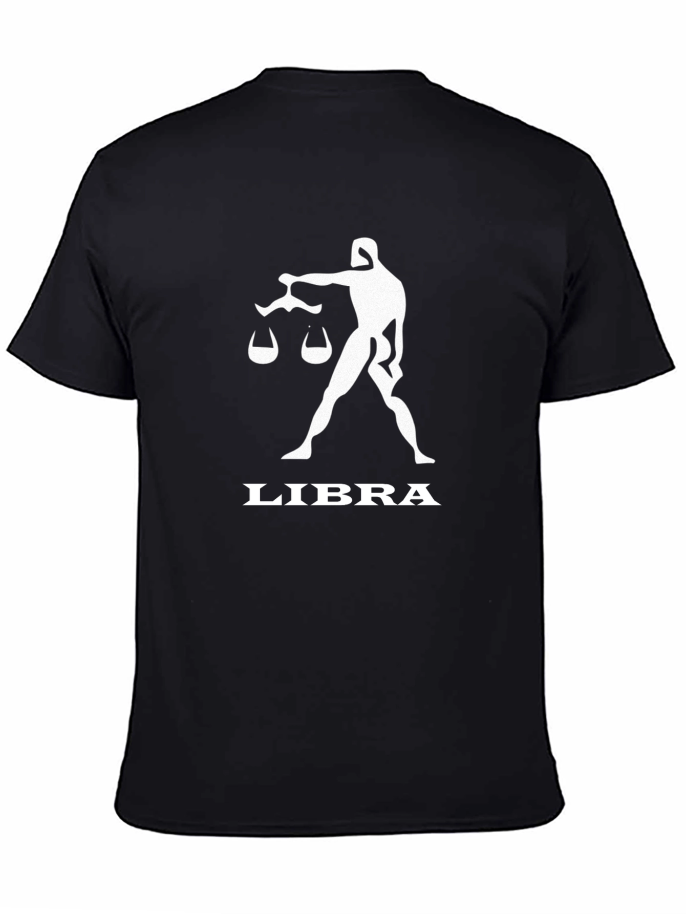 Libra Zodiac Sign T-Shirt - Black Graphic Tee