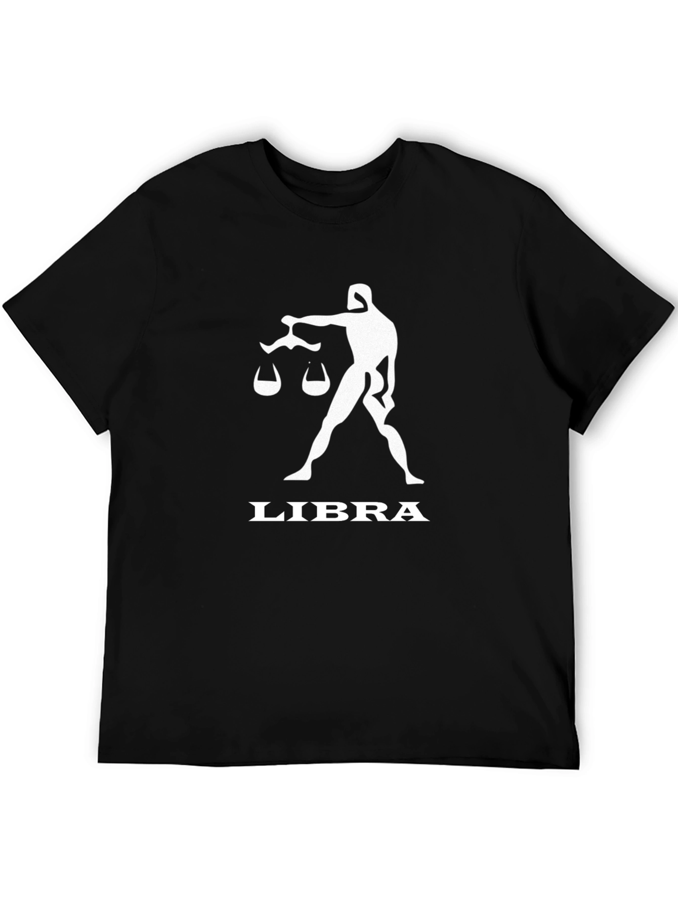 Libra Zodiac Sign T-Shirt - Black Graphic Tee