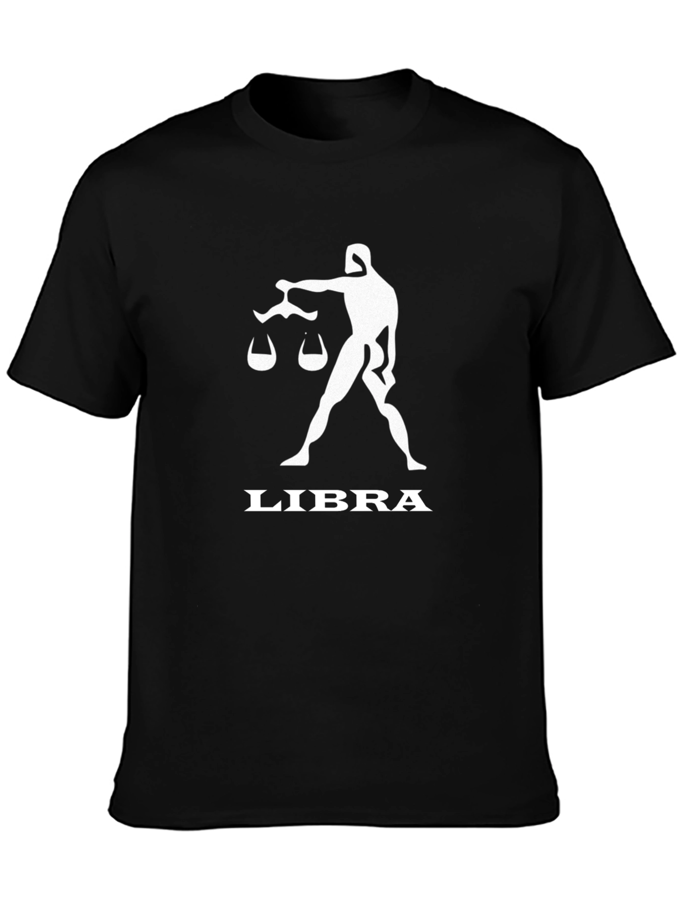 Libra Zodiac Sign T-Shirt - Black Graphic Tee