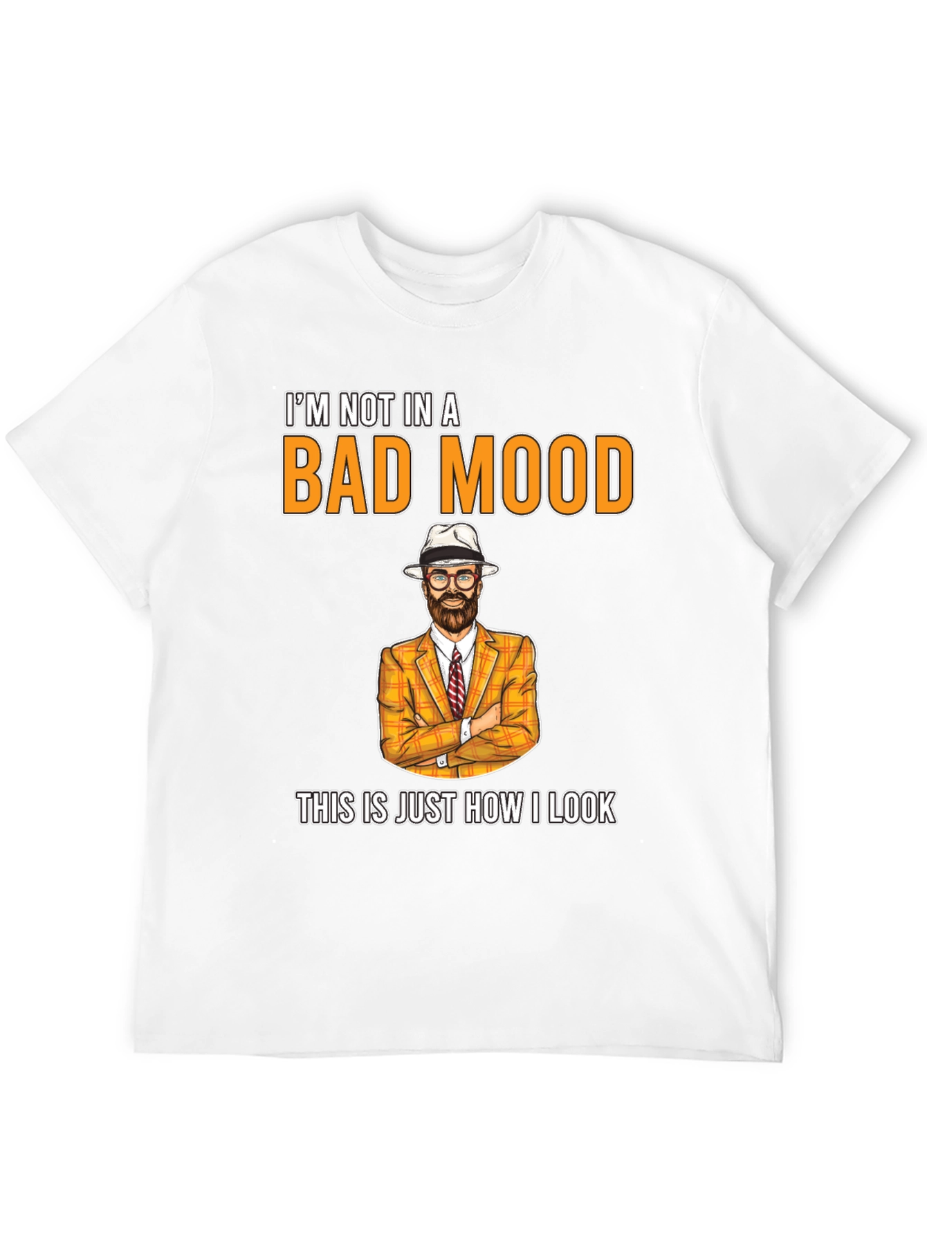 Bad Mood Graphic T-Shirt - Stylish Mens Tee
