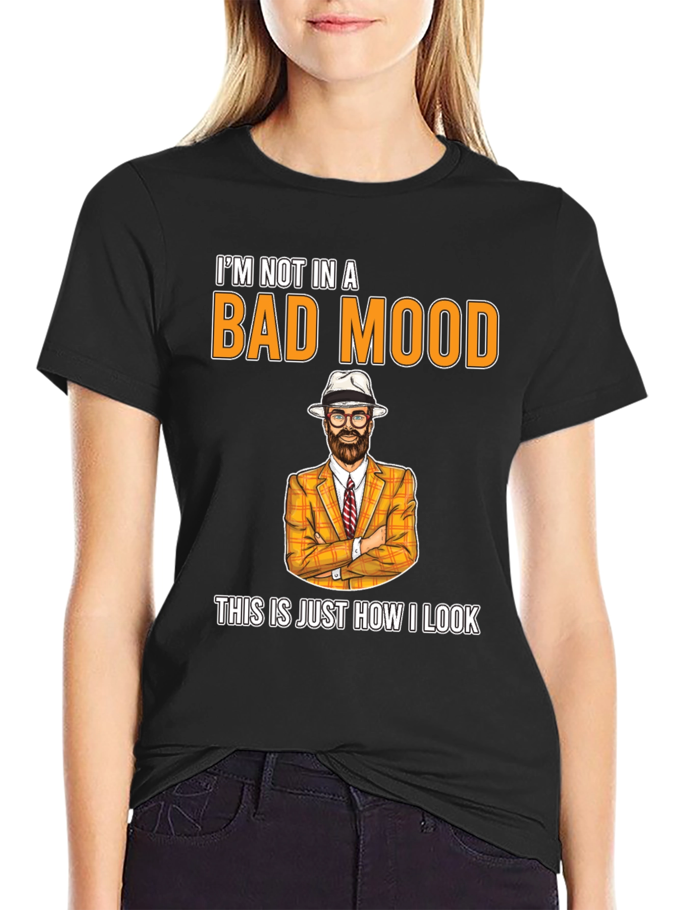 Bad Mood Graphic T-Shirt - Stylish Mens Tee