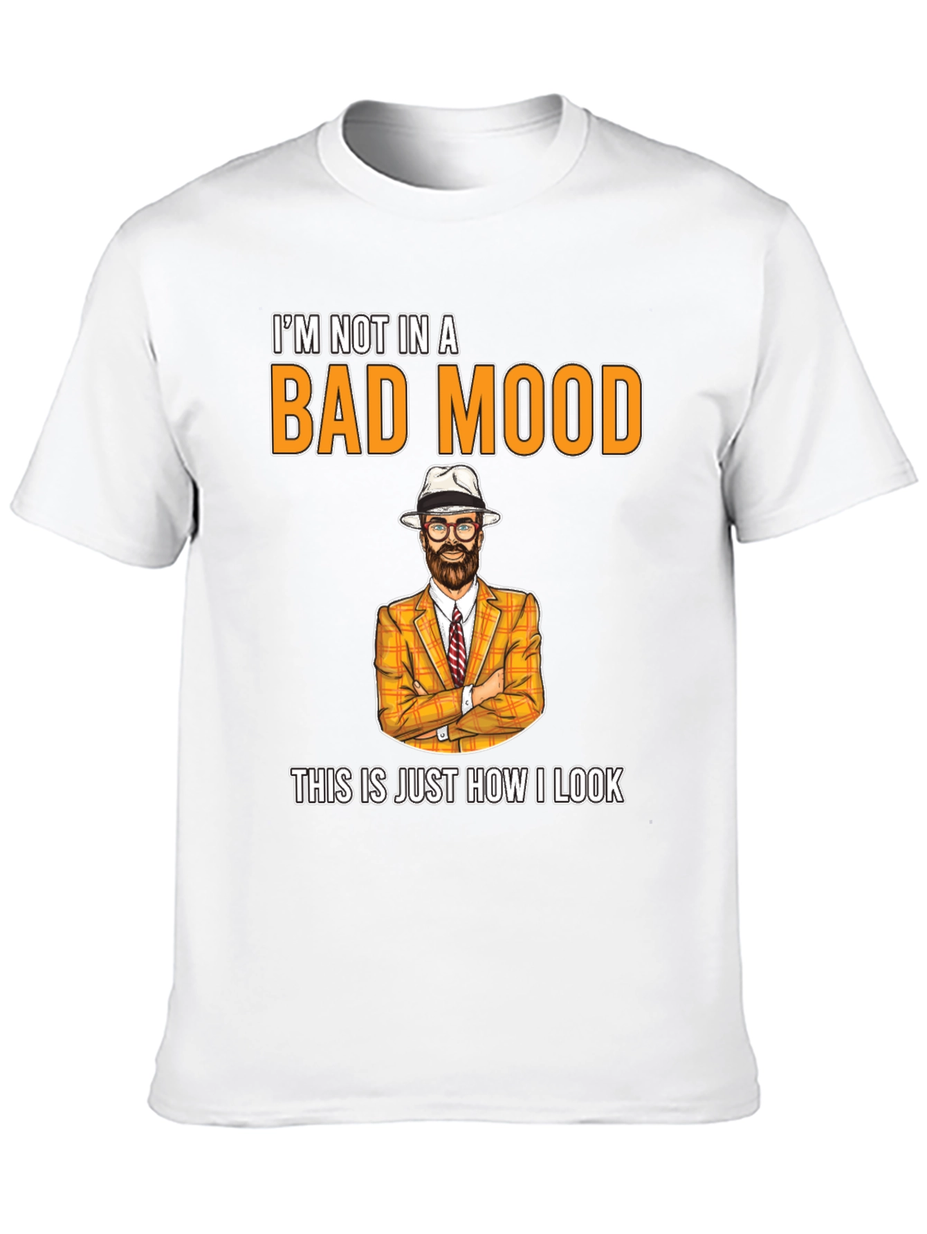 Bad Mood Graphic T-Shirt - Stylish Mens Tee