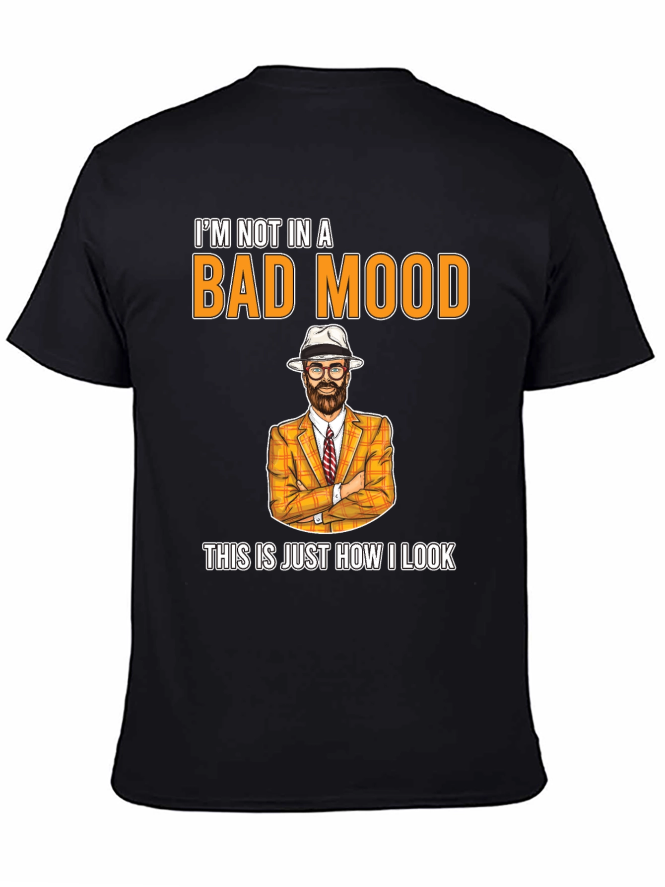 Bad Mood Graphic T-Shirt - Stylish Mens Tee