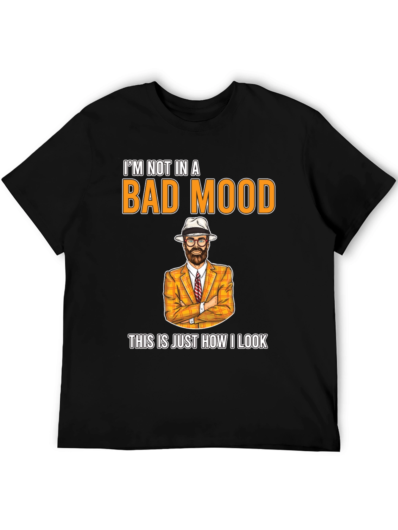 Bad Mood Graphic T-Shirt - Stylish Mens Tee