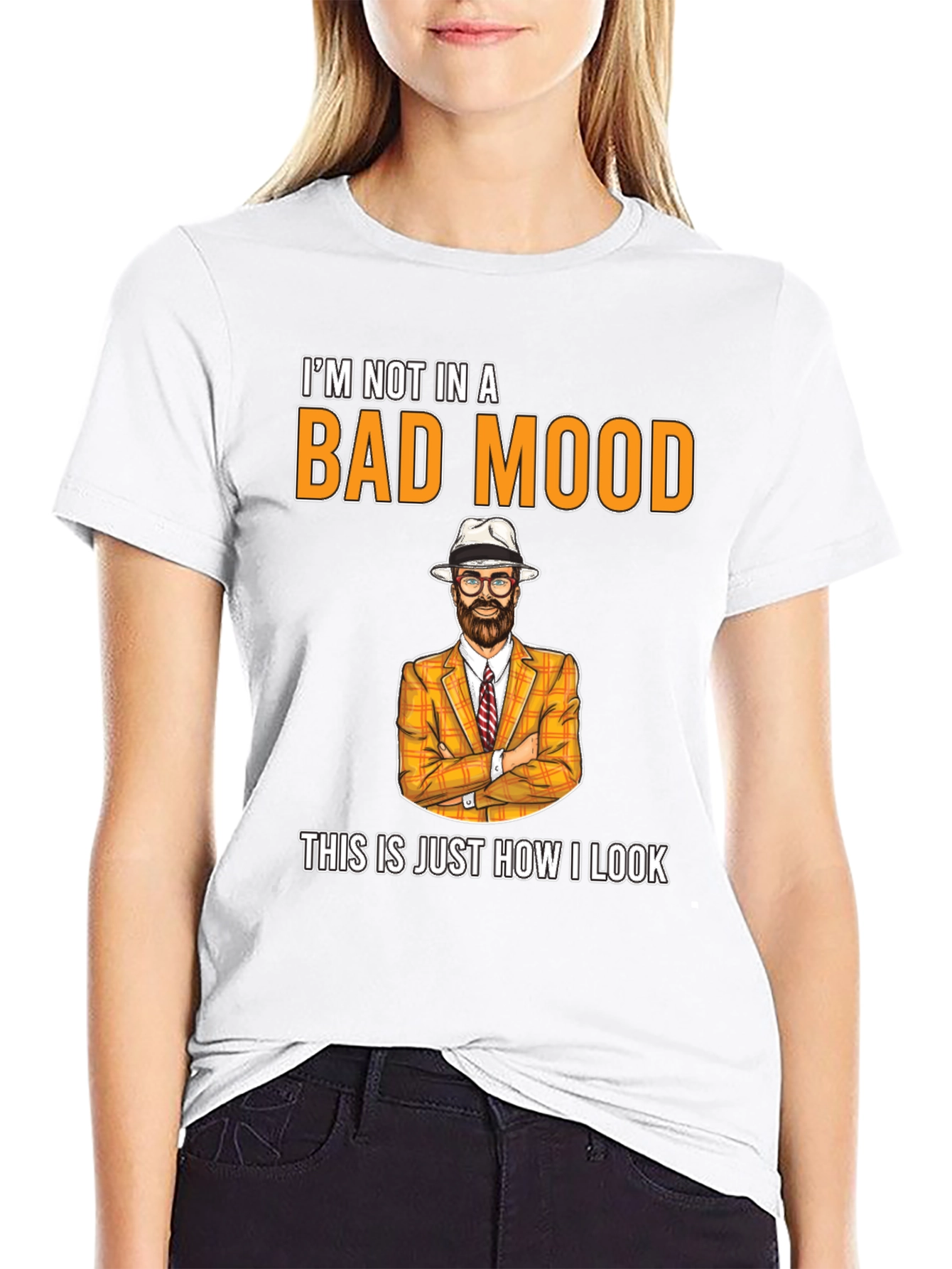 Bad Mood Graphic T-Shirt - Stylish Mens Tee