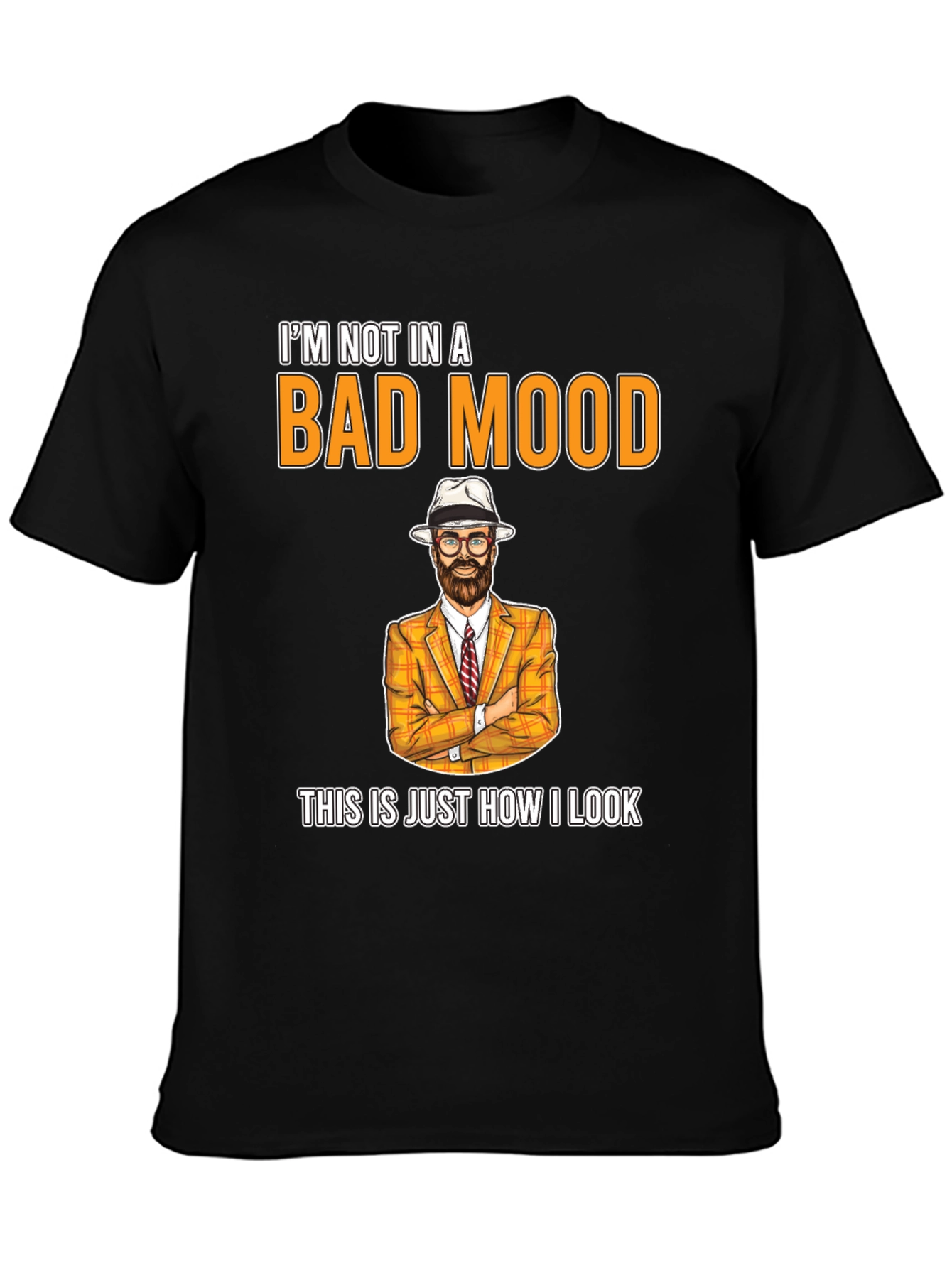 Bad Mood Graphic T-Shirt - Stylish Mens Tee