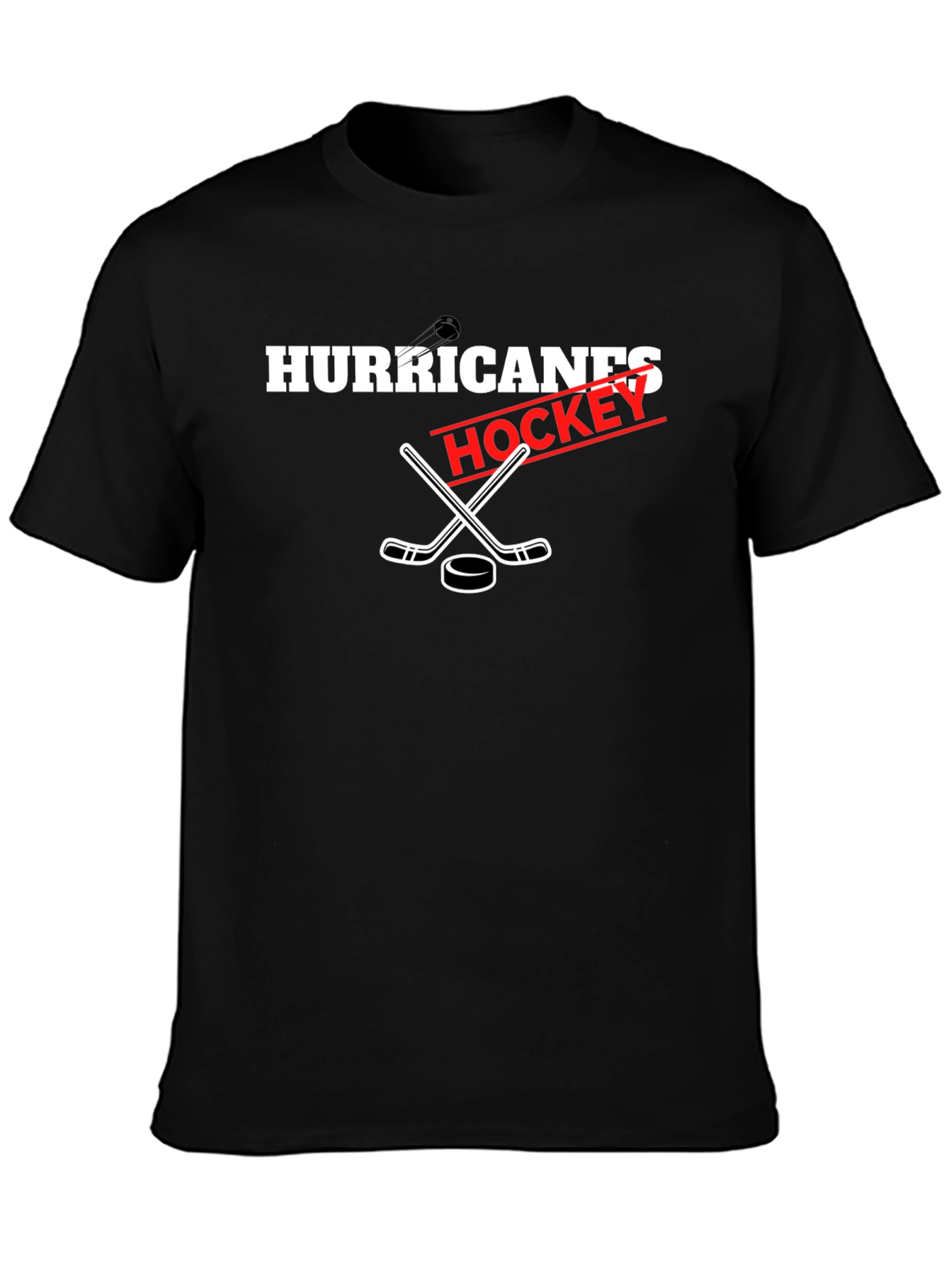 Hurricanes Hockey T-Shirt - Black Cotton Tee