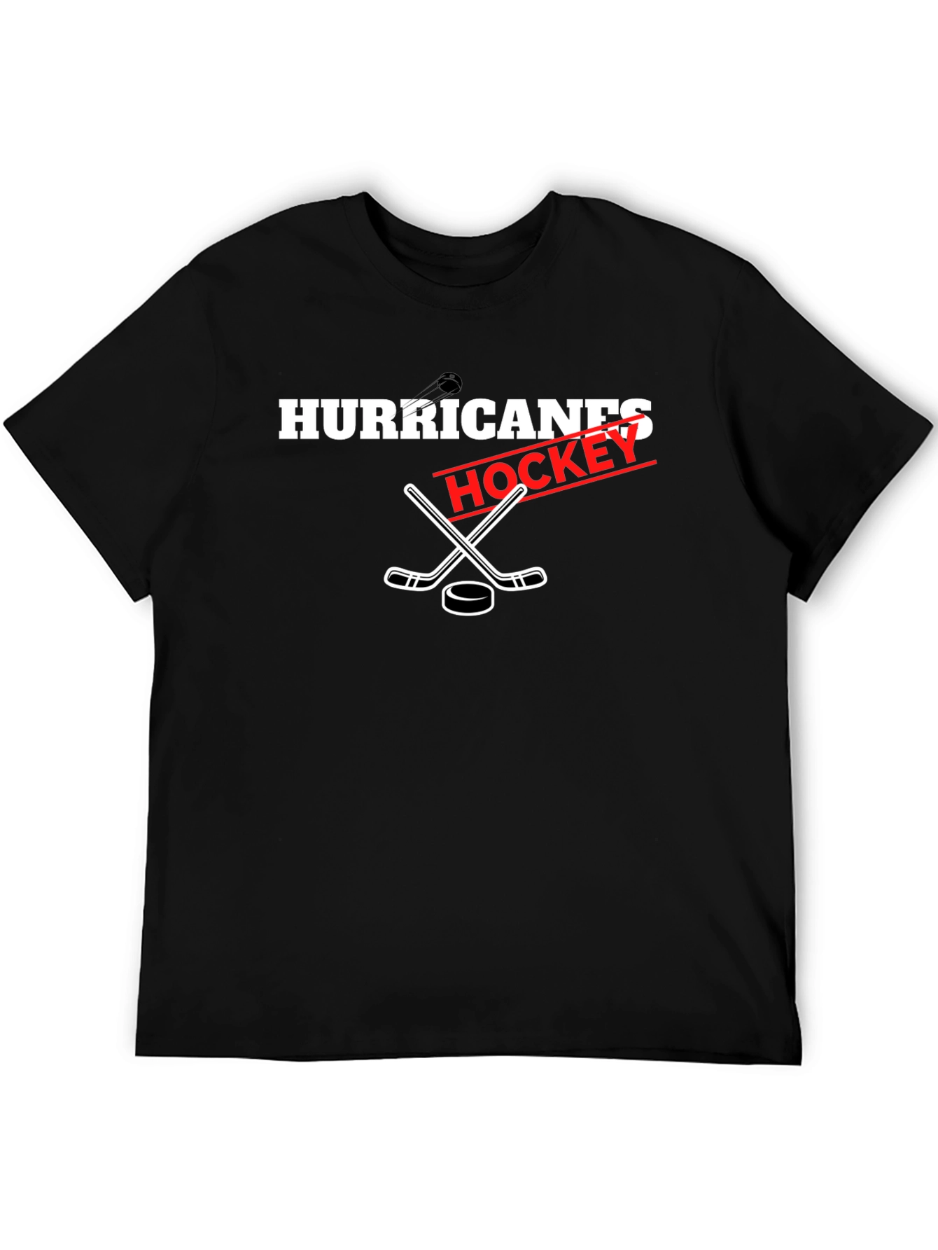 Hurricanes Hockey T-Shirt - Black Cotton Tee