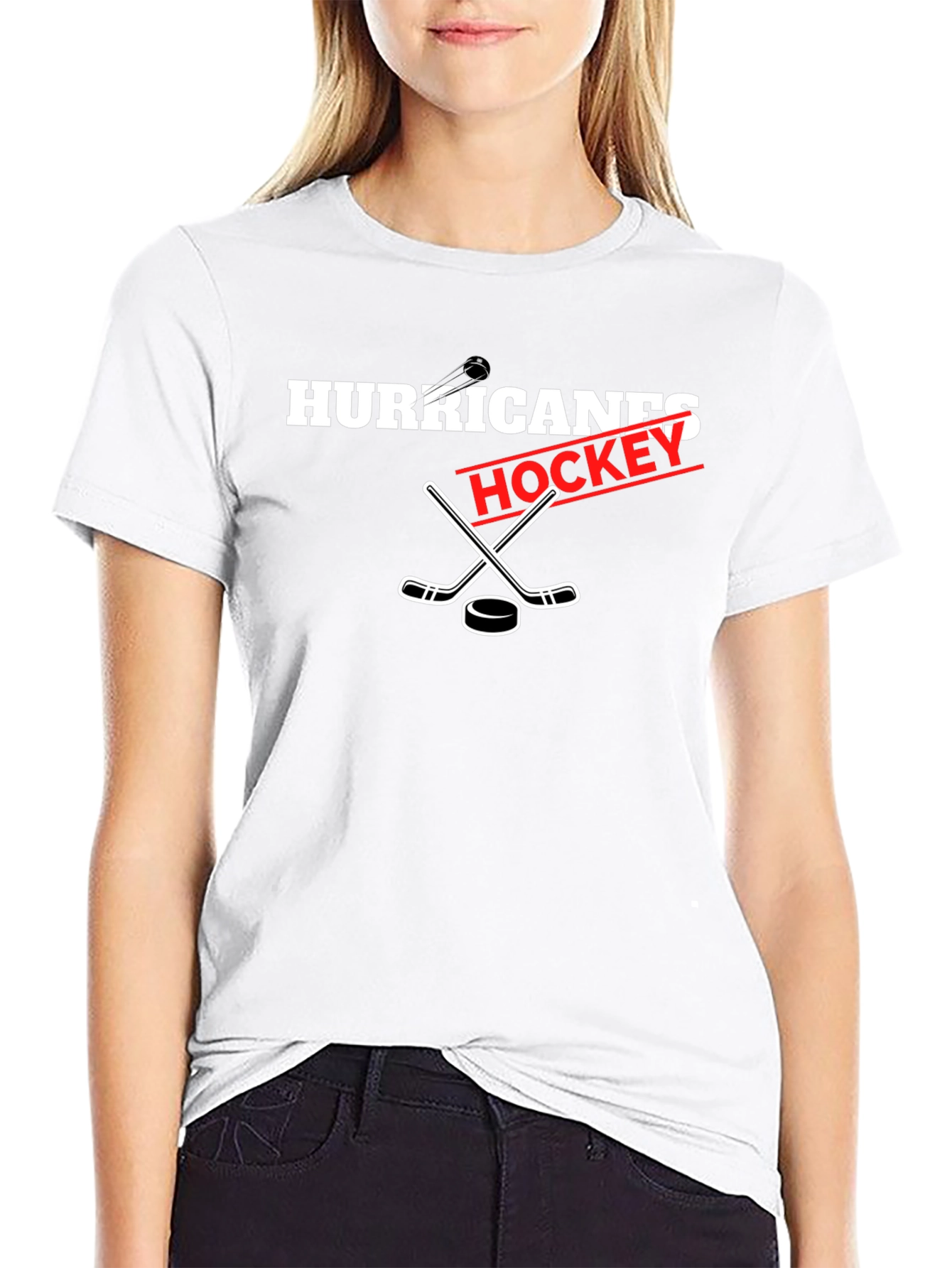 Hurricanes Hockey T-Shirt - Black Cotton Tee