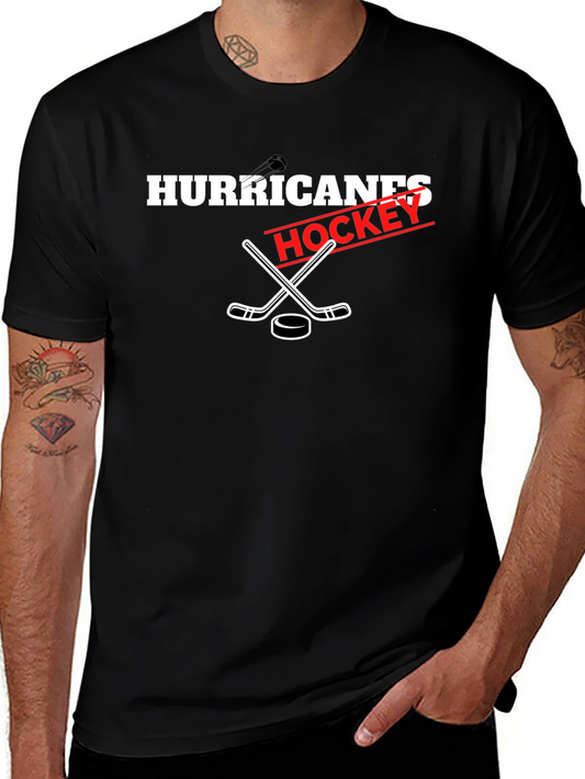 Hurricanes Hockey T-Shirt - Black Cotton Tee