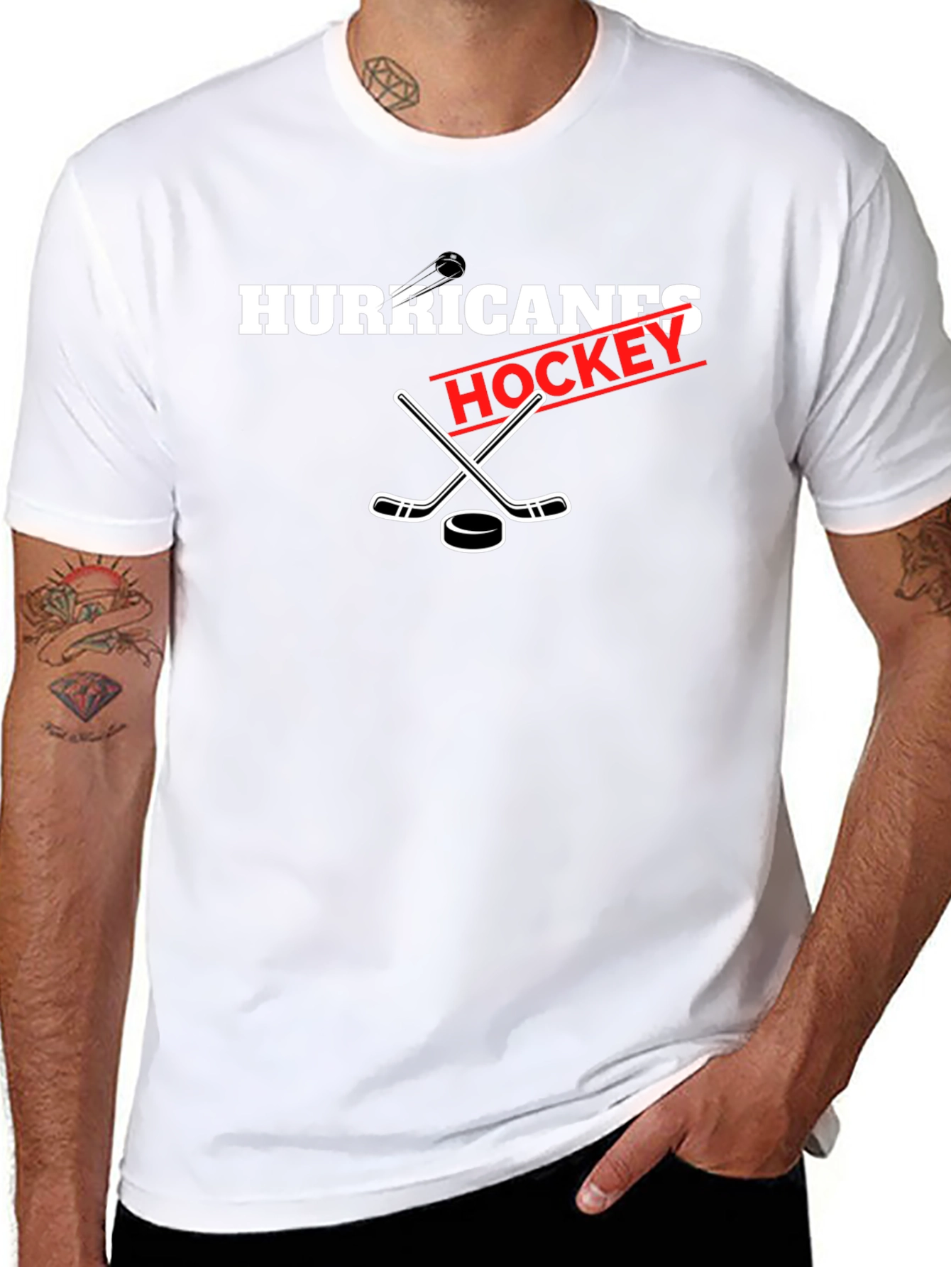 Hurricanes Hockey T-Shirt - Black Cotton Tee