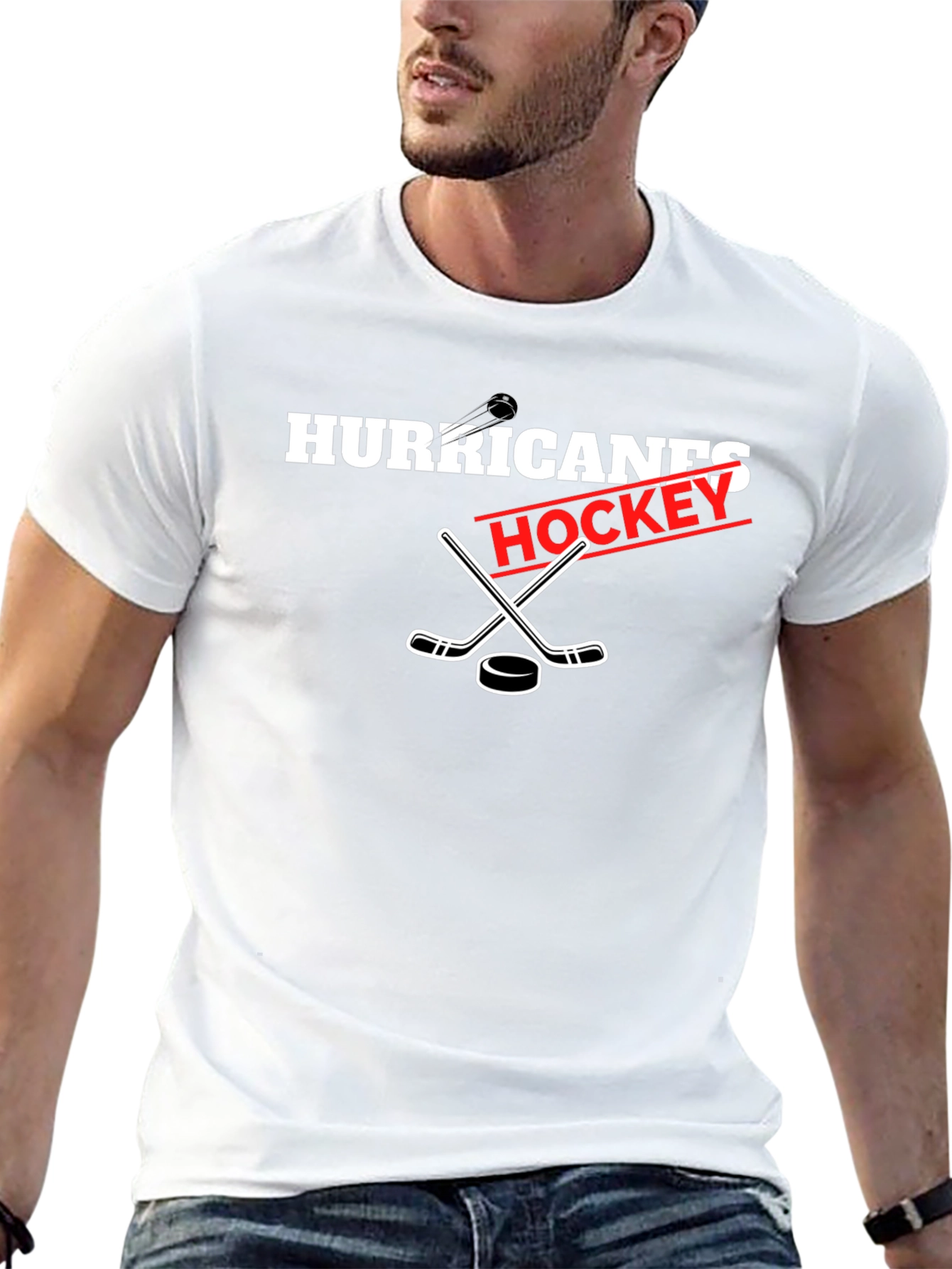 Hurricanes Hockey T-Shirt - Black Cotton Tee