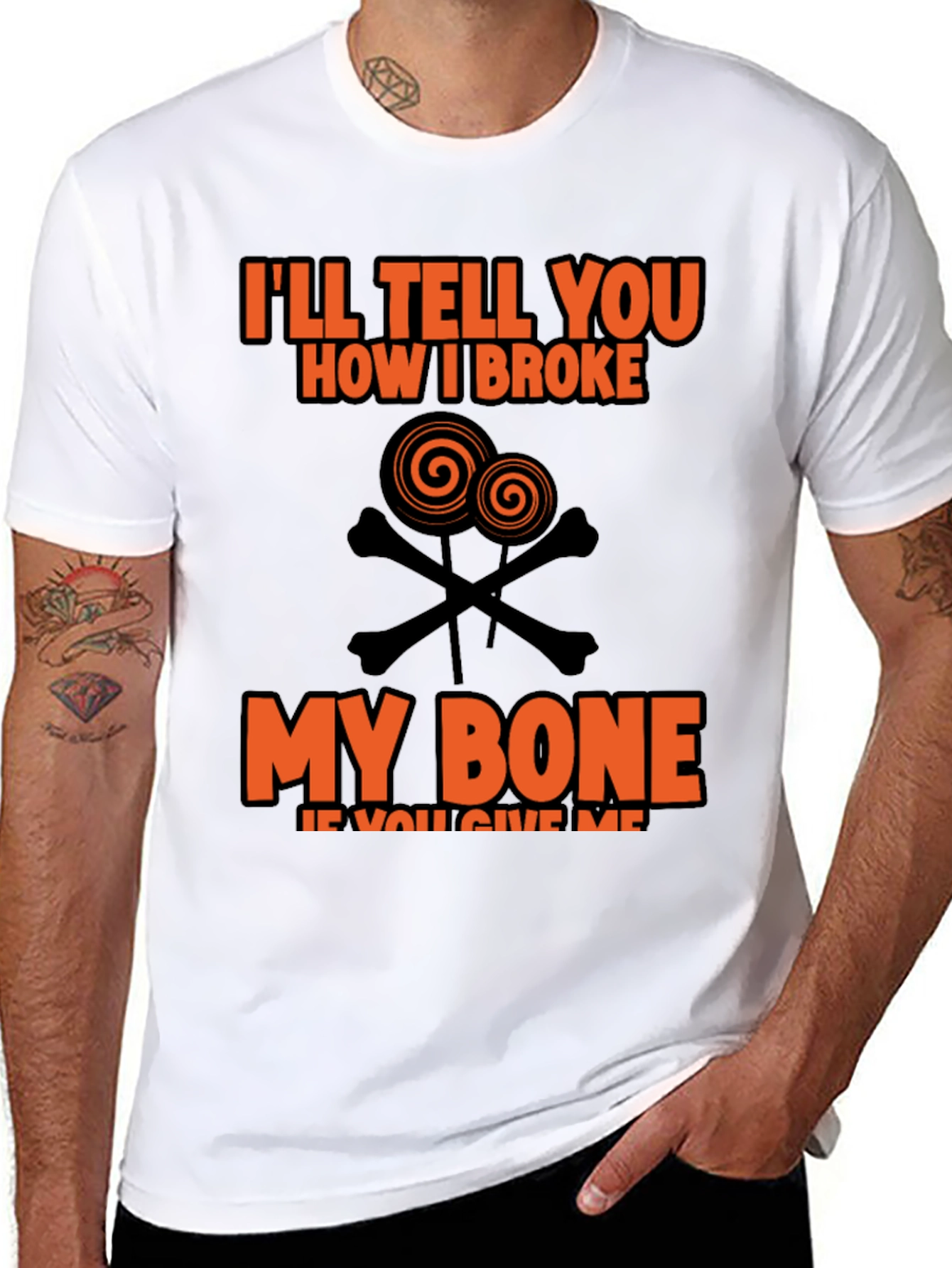 Funny Halloween Bone T-Shirt