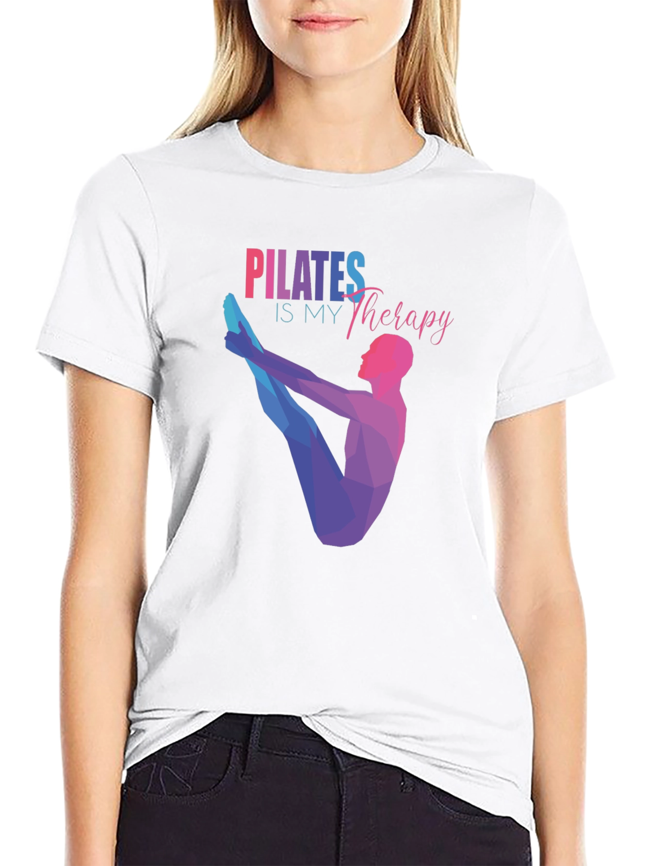 Pilates is My Therapy Graphic T-Shirt