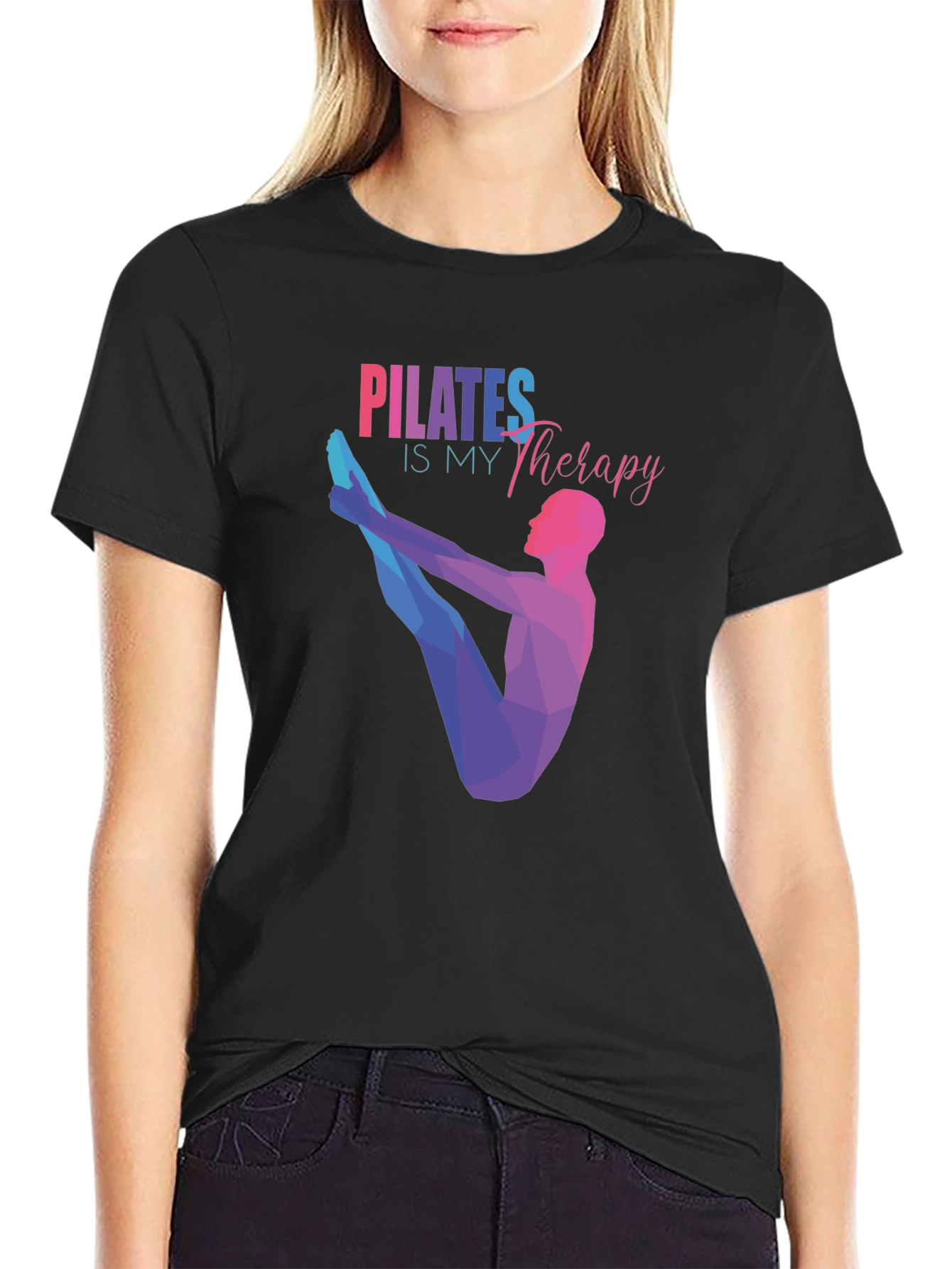 Pilates is My Therapy Graphic T-Shirt