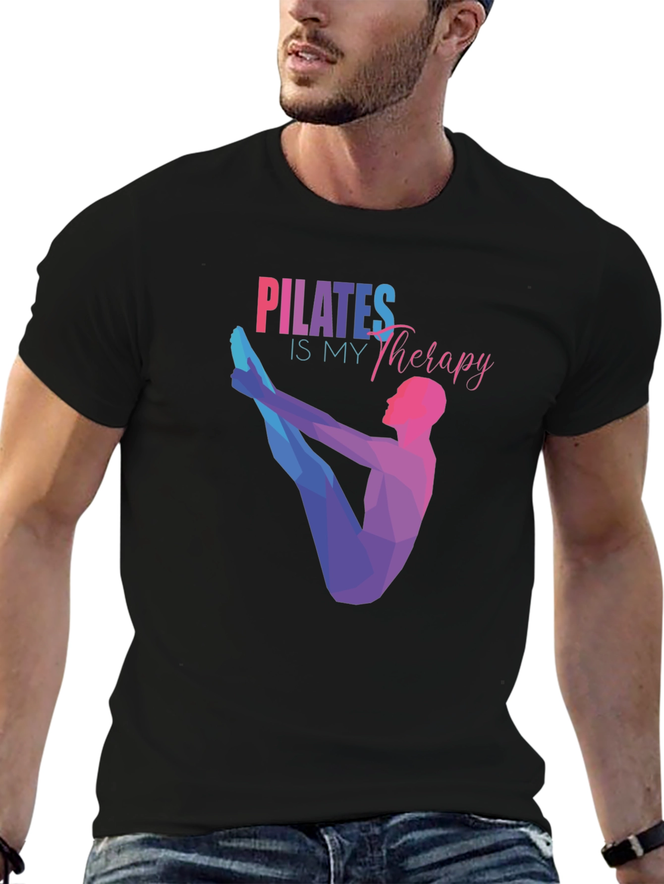 Pilates is My Therapy Graphic T-Shirt
