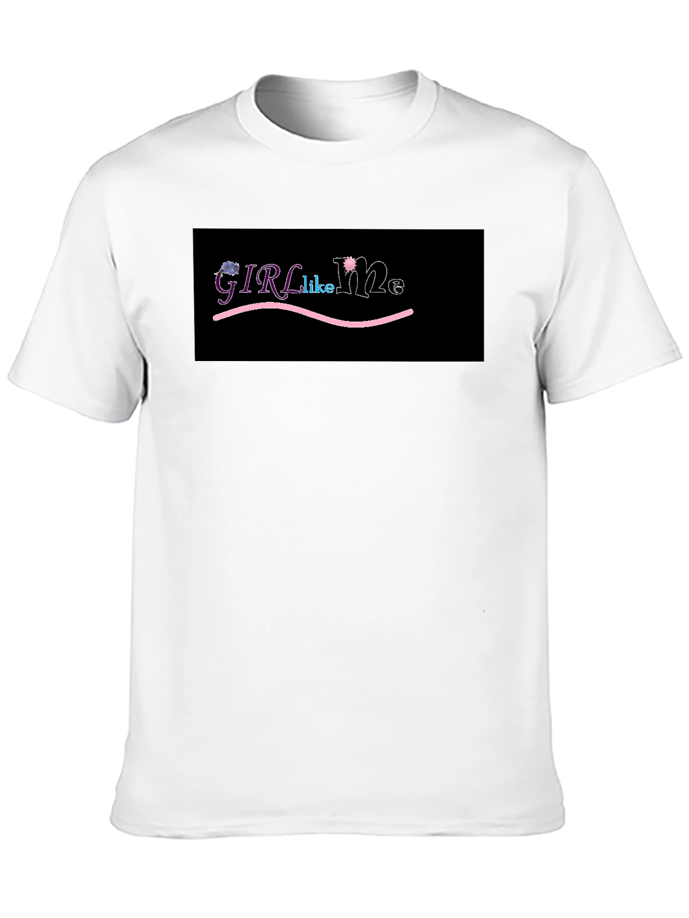 Girl Like Me Graphic Tee - Black Cotton T-Shirt