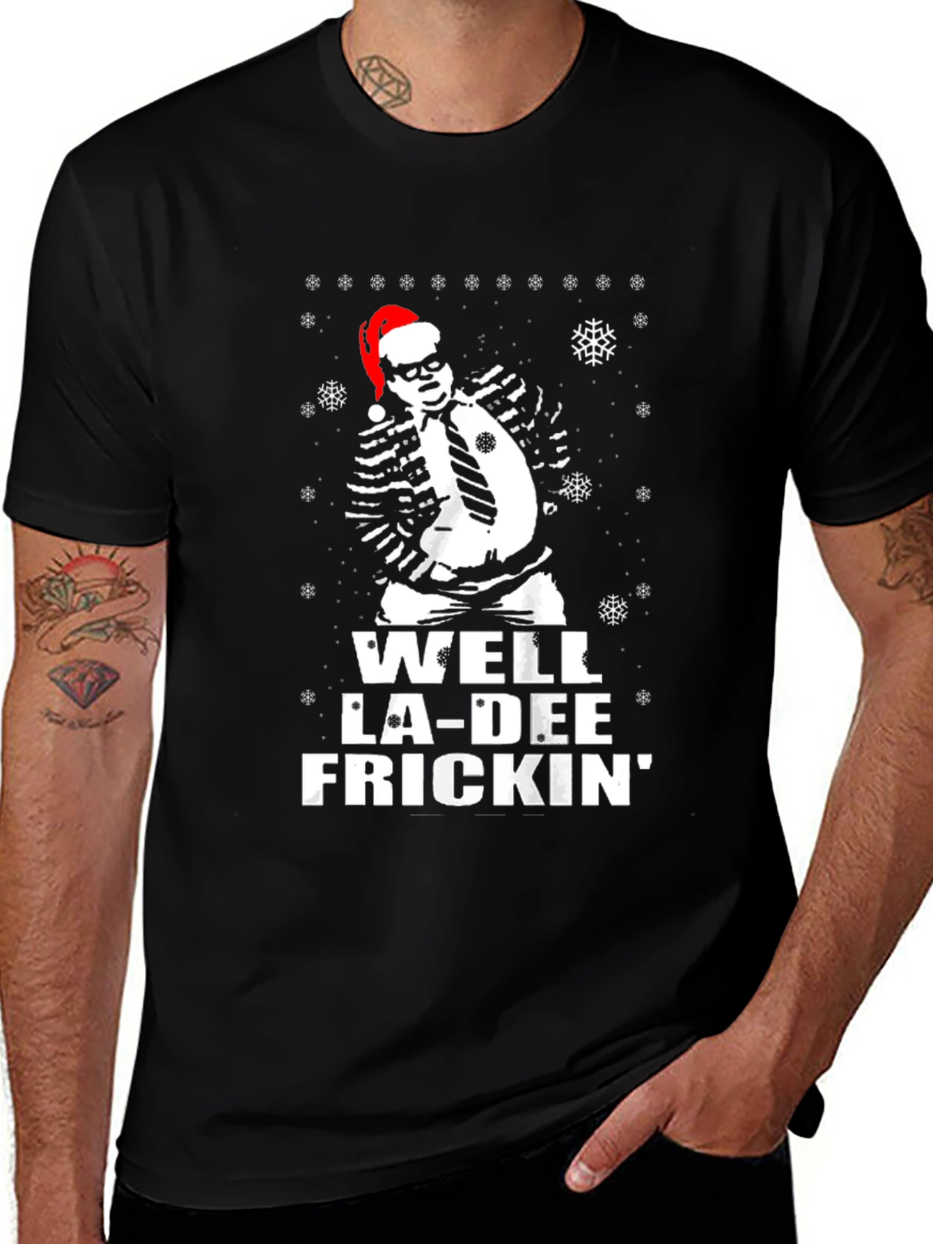Well La-Dee Frickin Christmas Tee