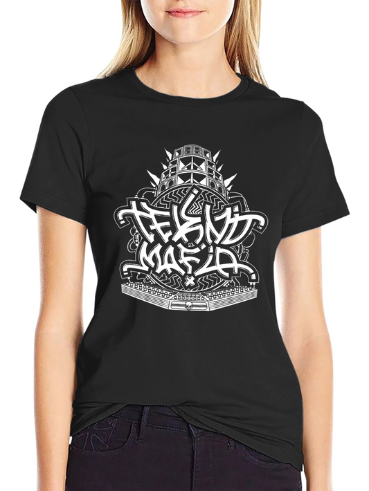 Tekno Mafia Black Graphic Tee - Music Rave Style