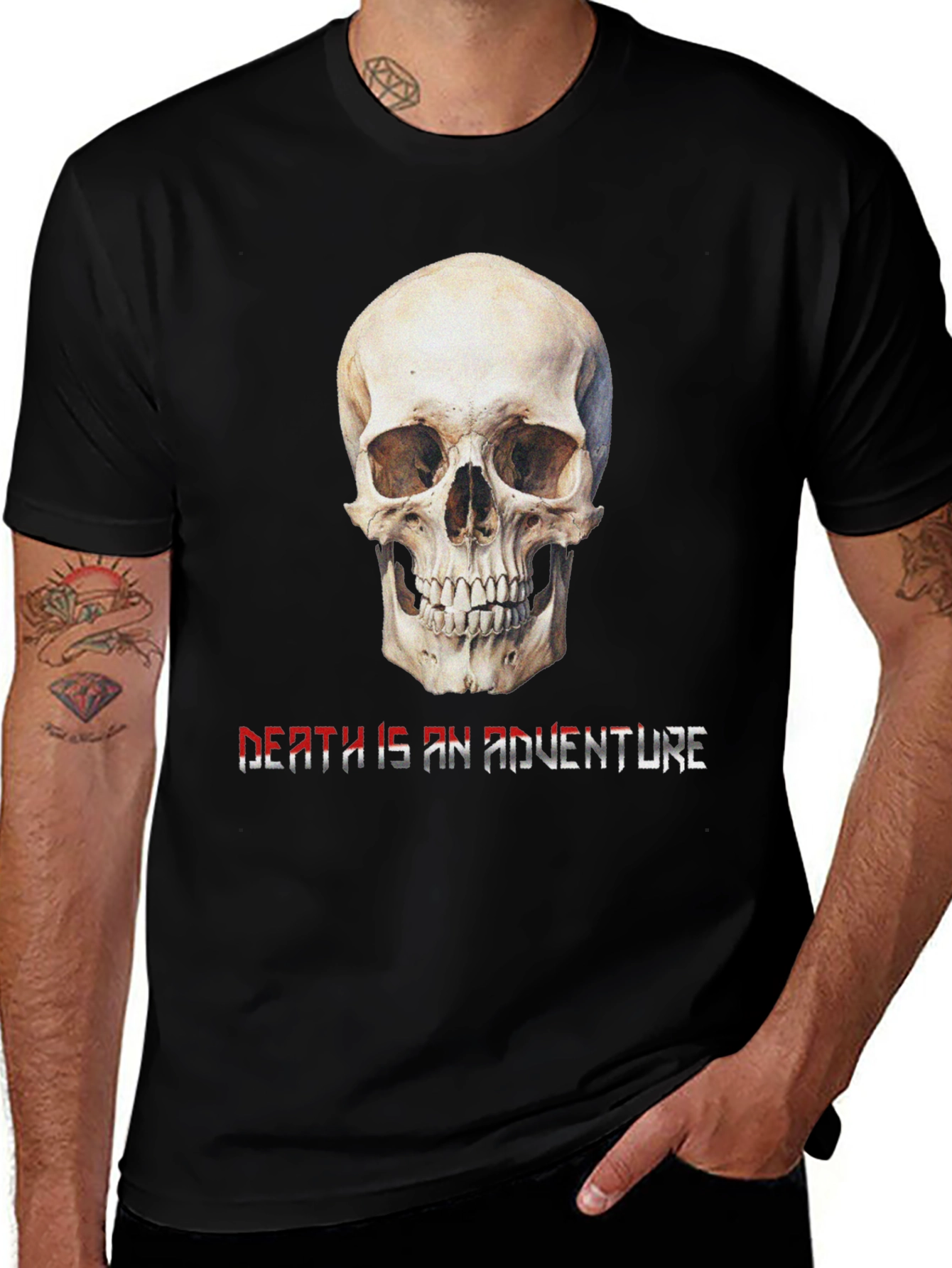 Skull Death is an Adventure Graphic Tee