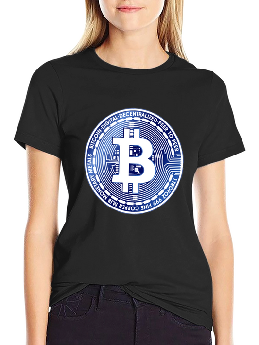 Bitcoin Crypto Black T-Shirt