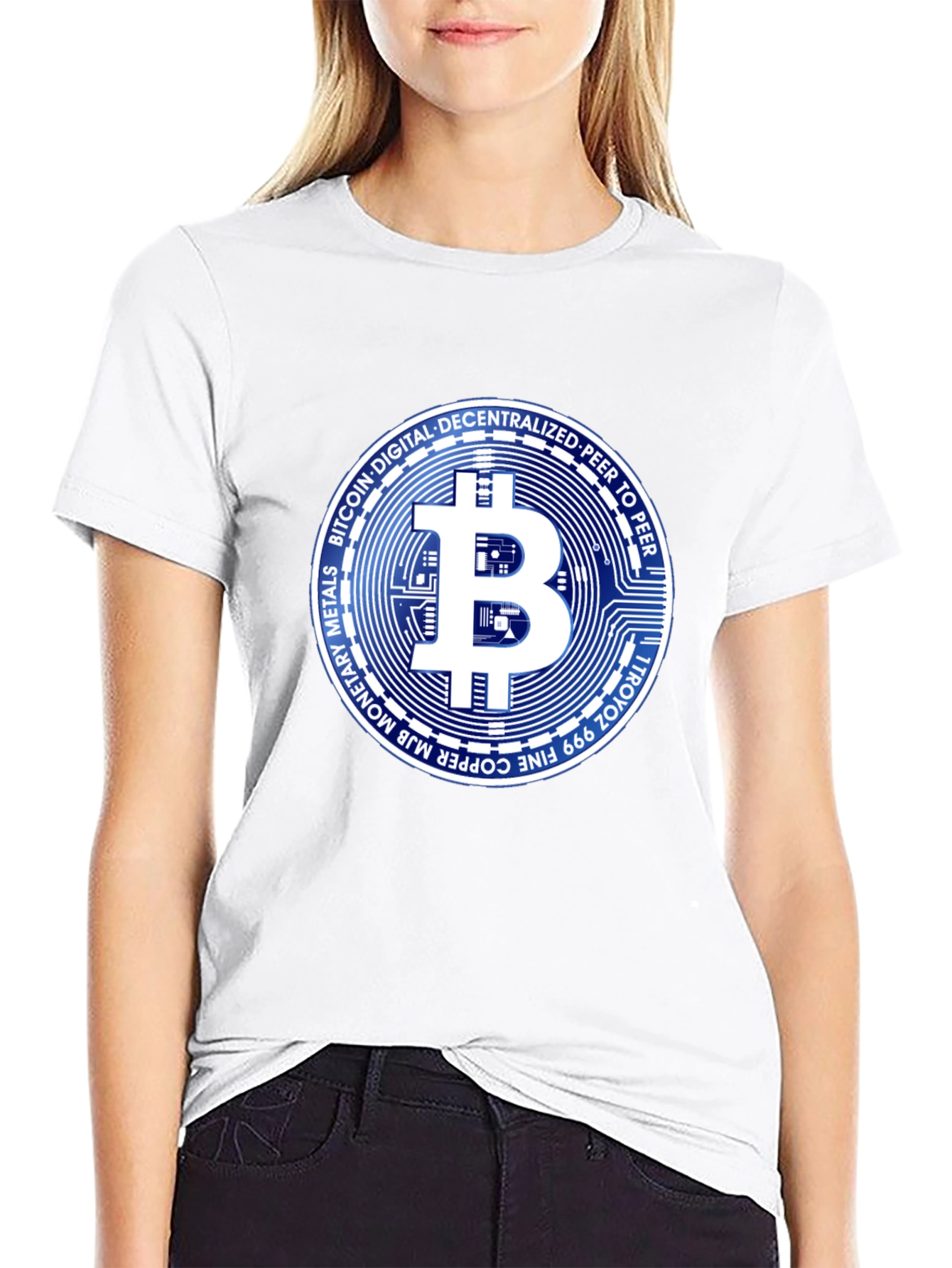 Bitcoin Crypto Black T-Shirt