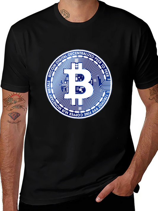 Bitcoin Crypto Black T-Shirt
