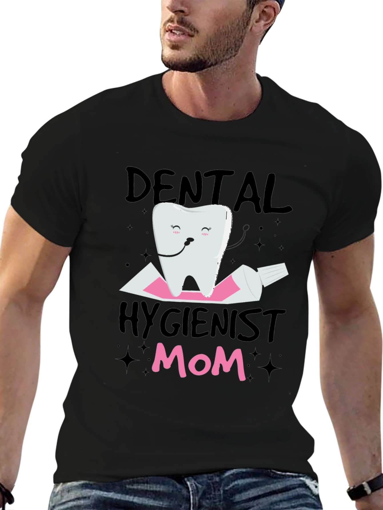 Dental Hygienist Mom T-Shirt - Cute Tooth Design
