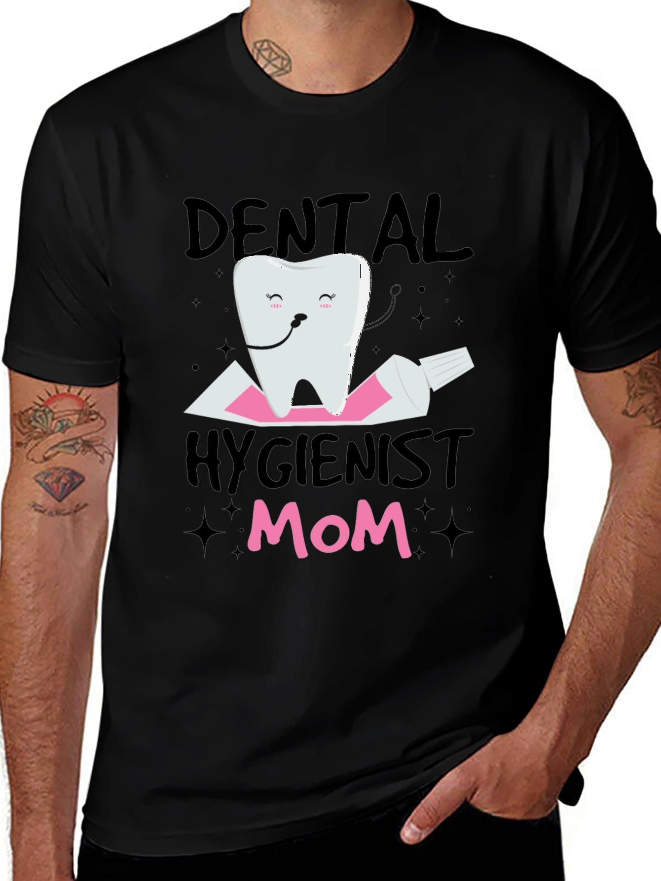 Dental Hygienist Mom T-Shirt - Cute Tooth Design