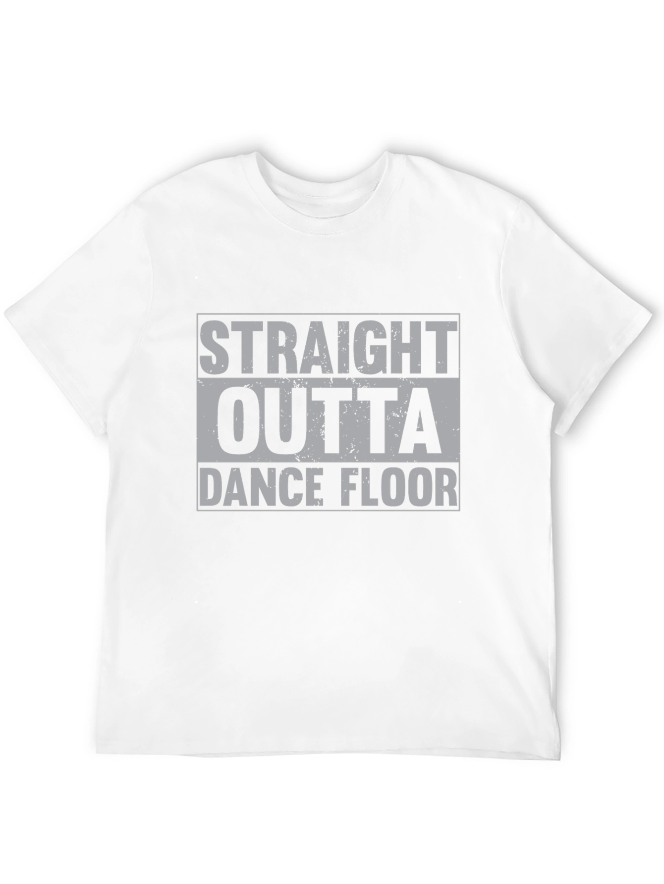 Straight Outta Dance Floor Black T-Shirt