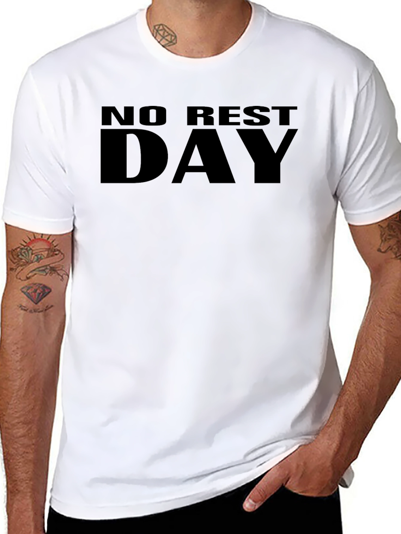No Rest Day Graphic T-Shirt