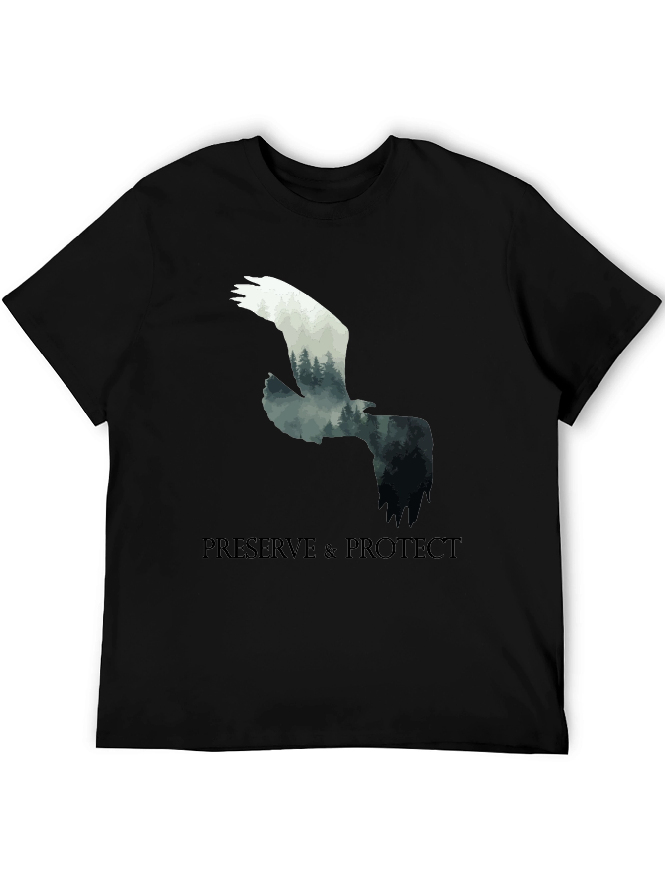 Preserve & Protect Nature Eagle Graphic Tee