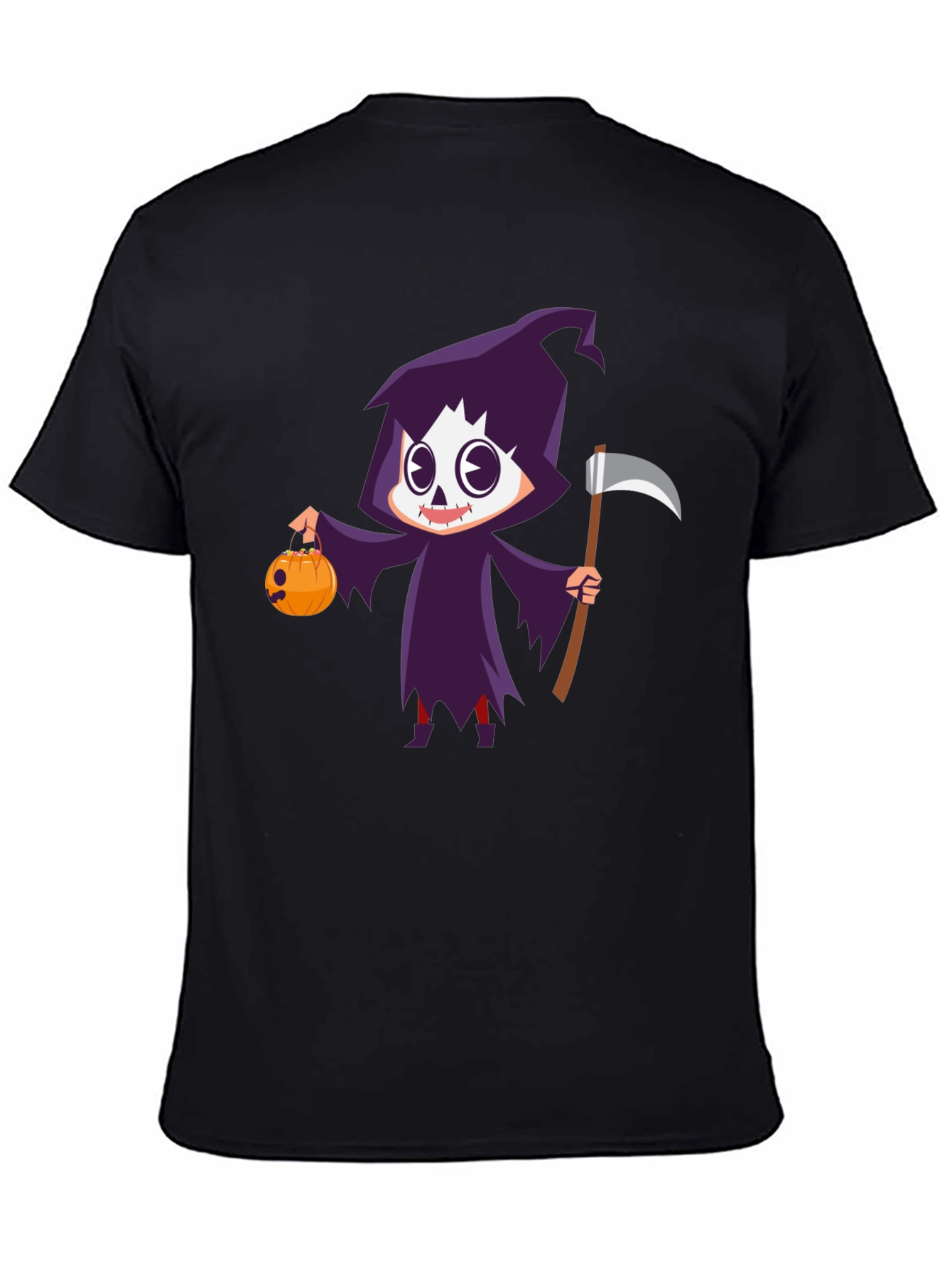 Grim Reaper Halloween Graphic T-Shirt