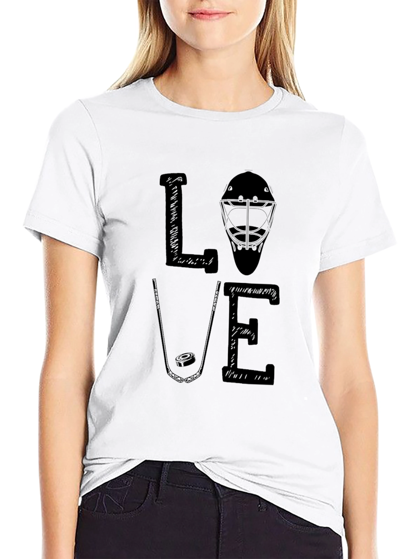 Hockey Love Graphic T-Shirt
