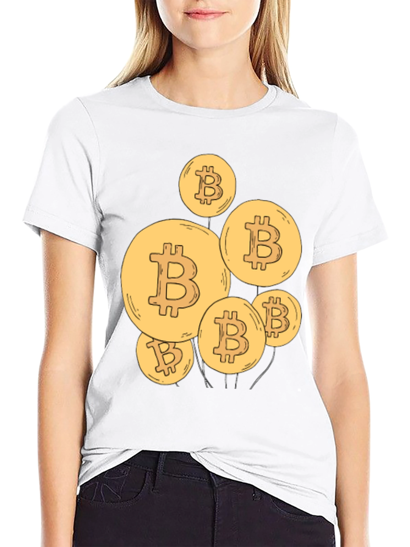 Bitcoin Balloon T-Shirt - Crypto Currency Tee