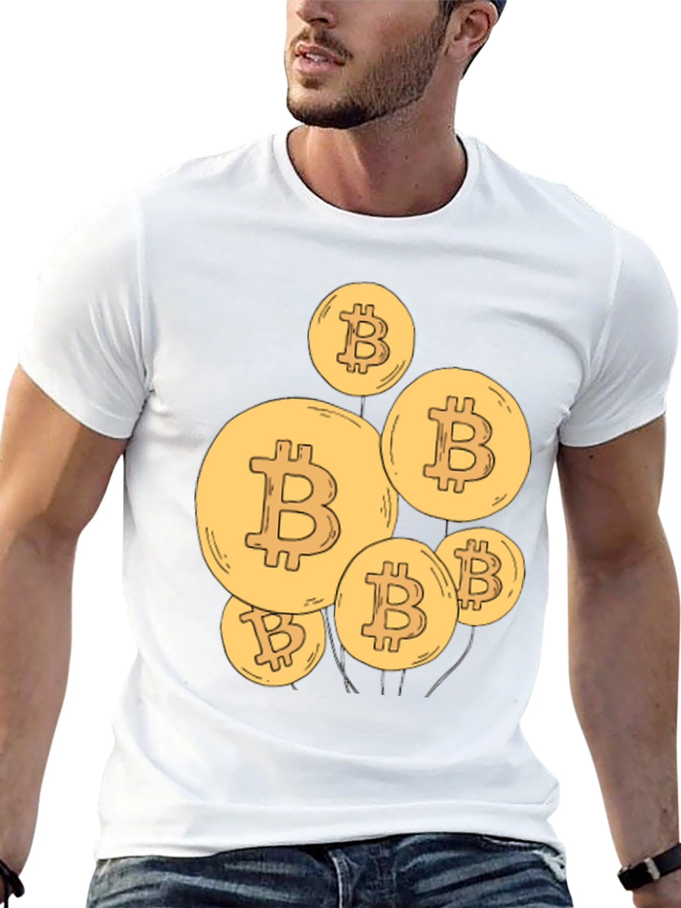 Bitcoin Balloon T-Shirt - Crypto Currency Tee