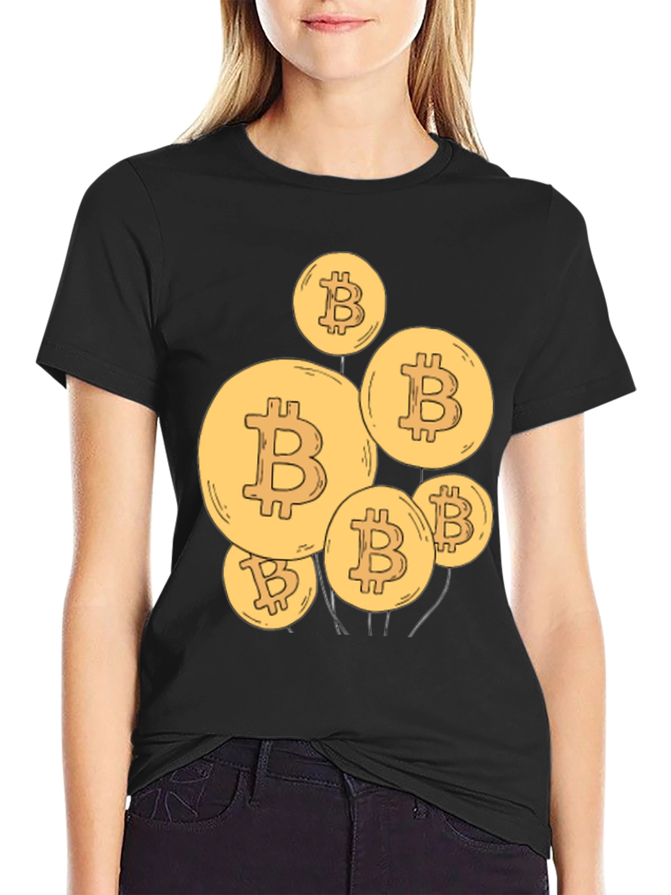 Bitcoin Balloon T-Shirt - Crypto Currency Tee