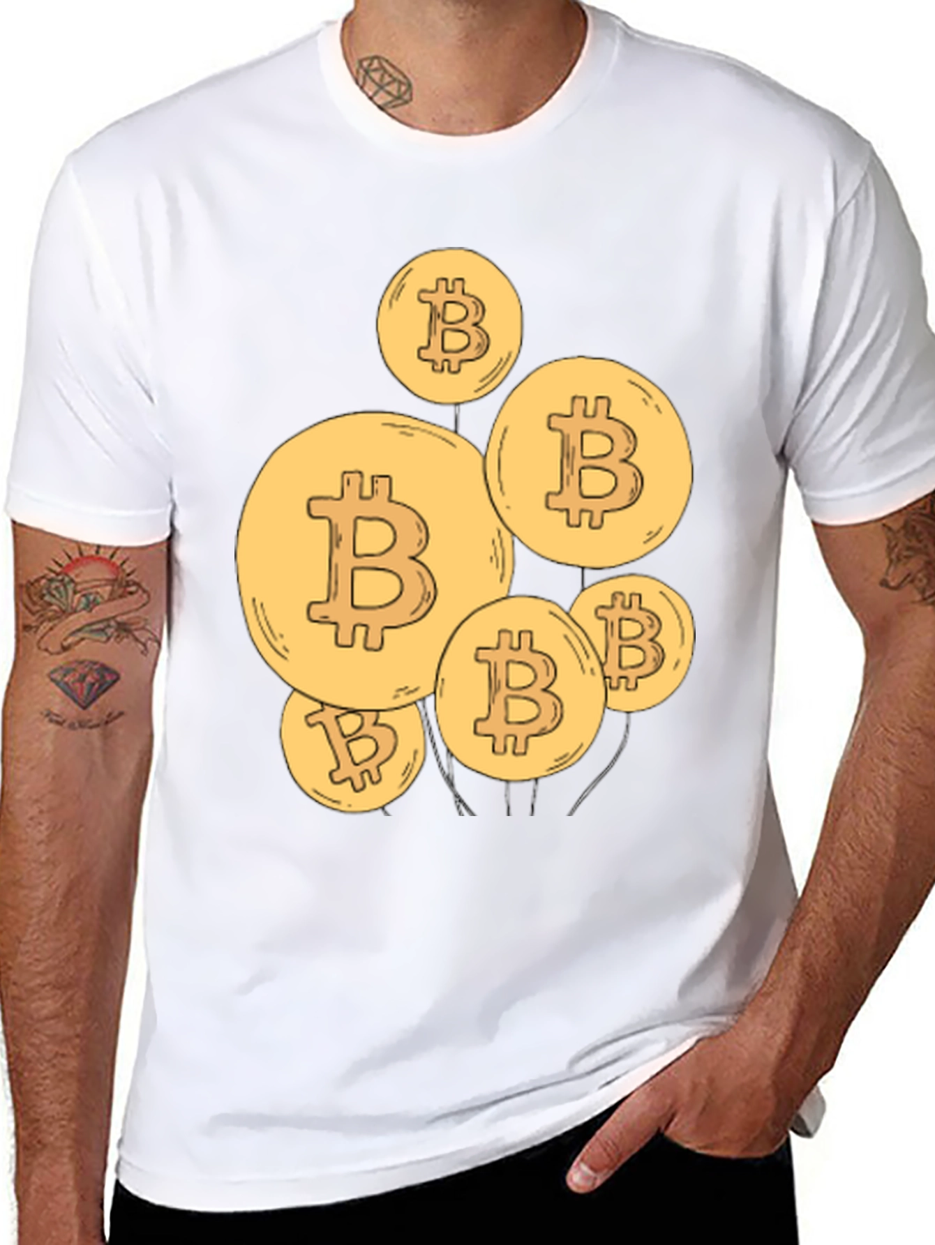 Bitcoin Balloon T-Shirt - Crypto Currency Tee