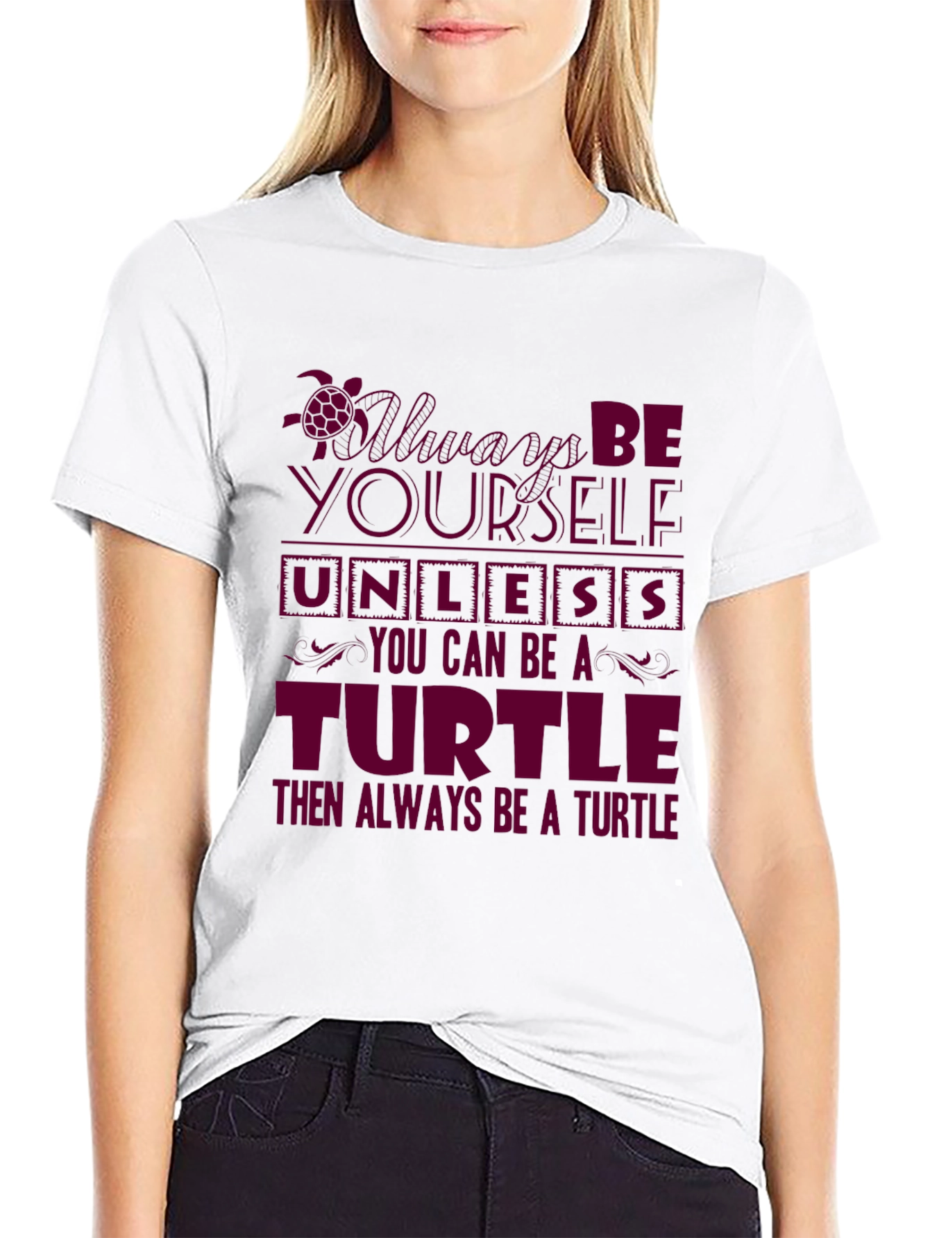 Always Be a Turtle Graphic T-Shirt