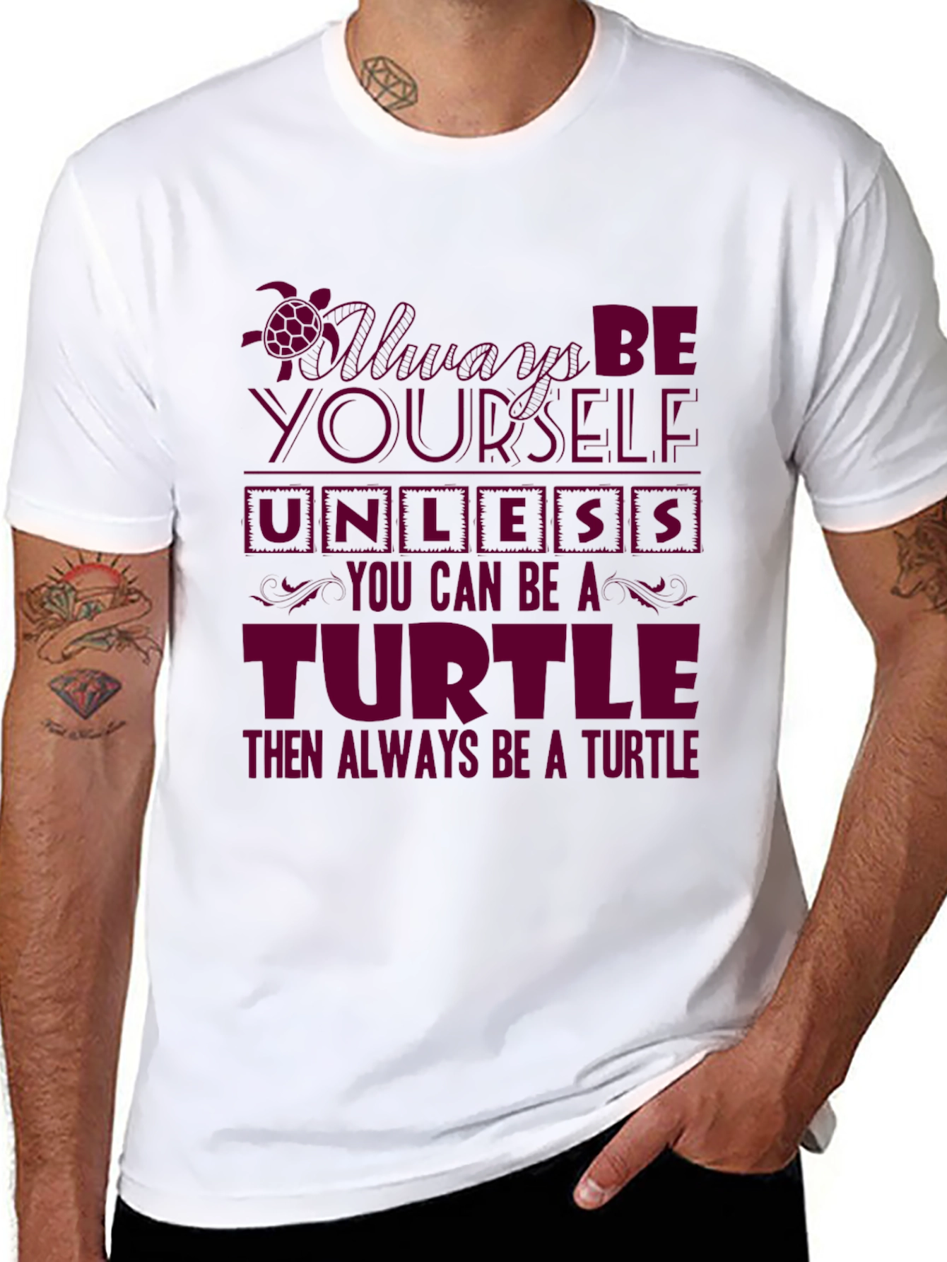 Always Be a Turtle Graphic T-Shirt