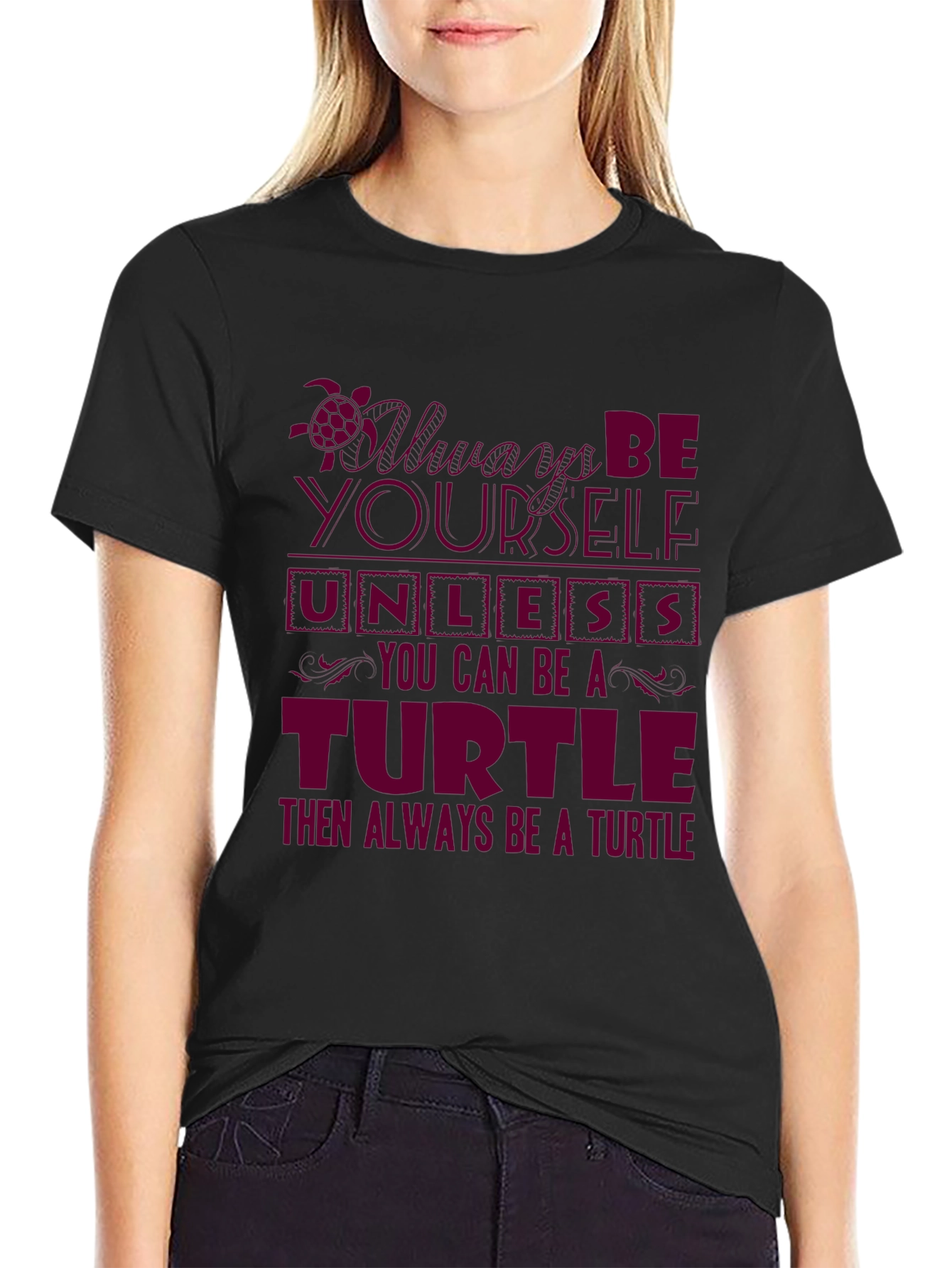 Always Be a Turtle Graphic T-Shirt
