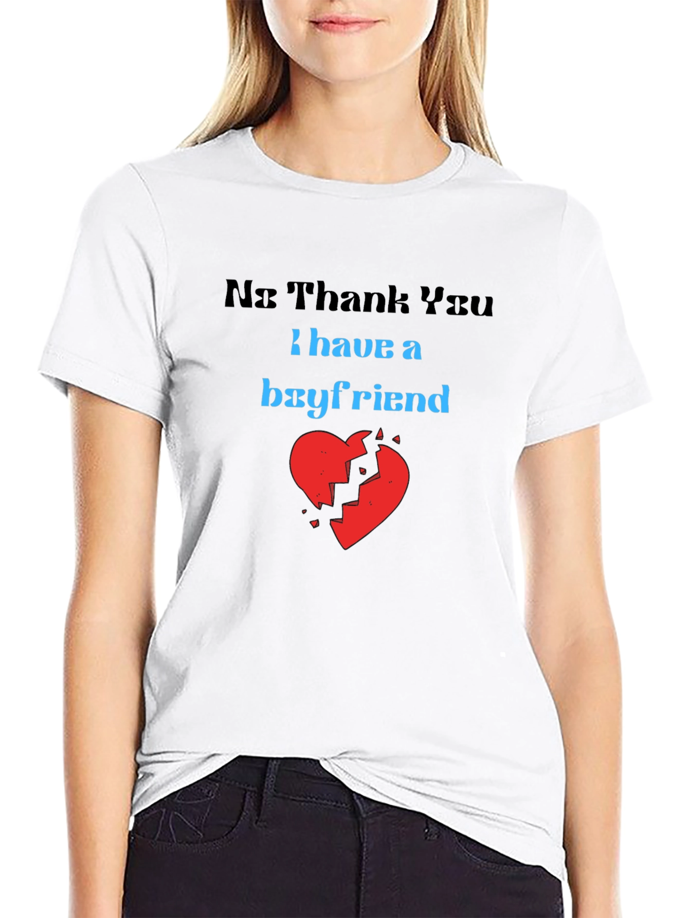 Boyfriend Graphic Tee - Funny Relationship Shirt