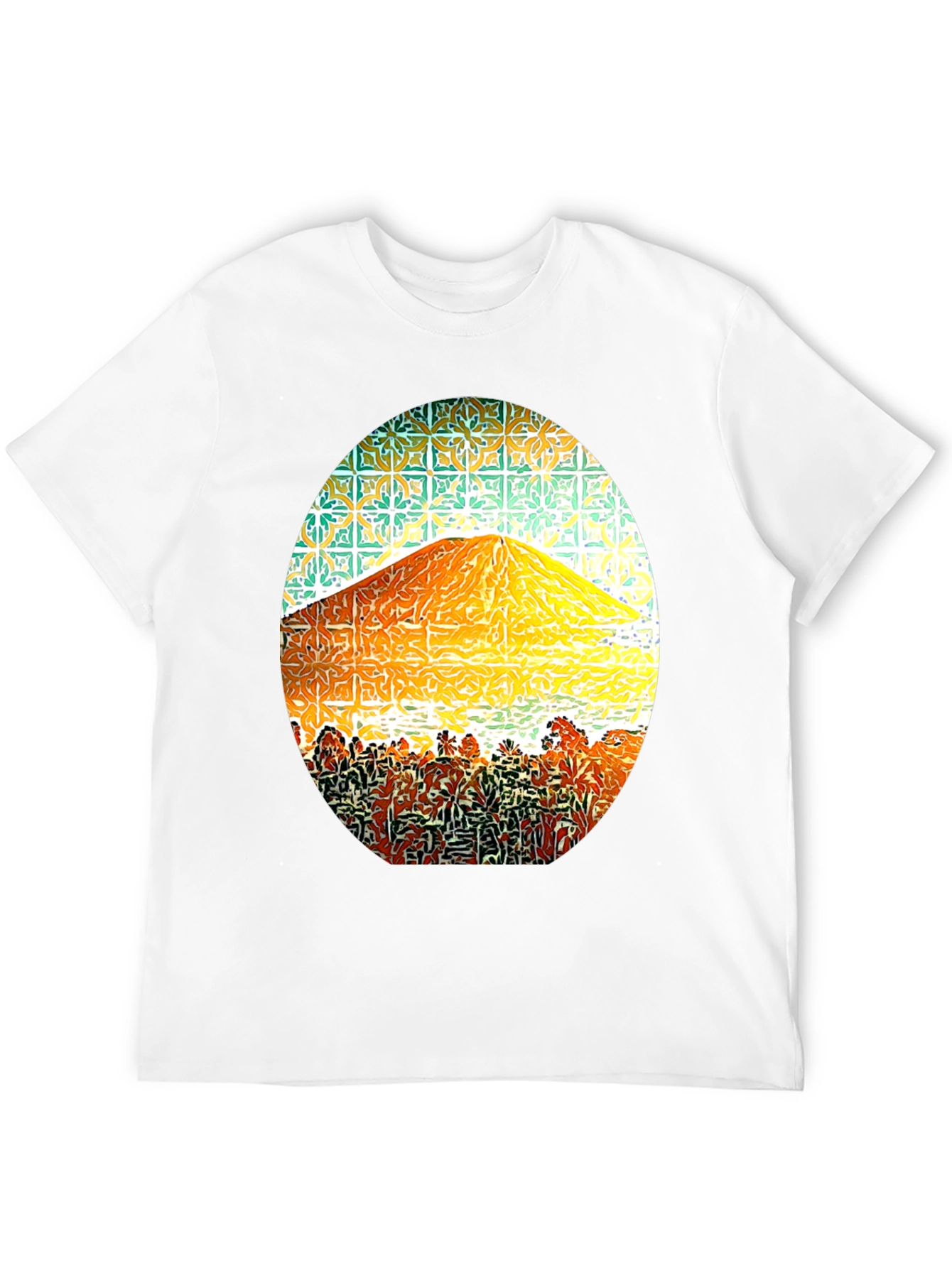 Mountain Graphic Tee - Stylish Mens Black T-Shirt