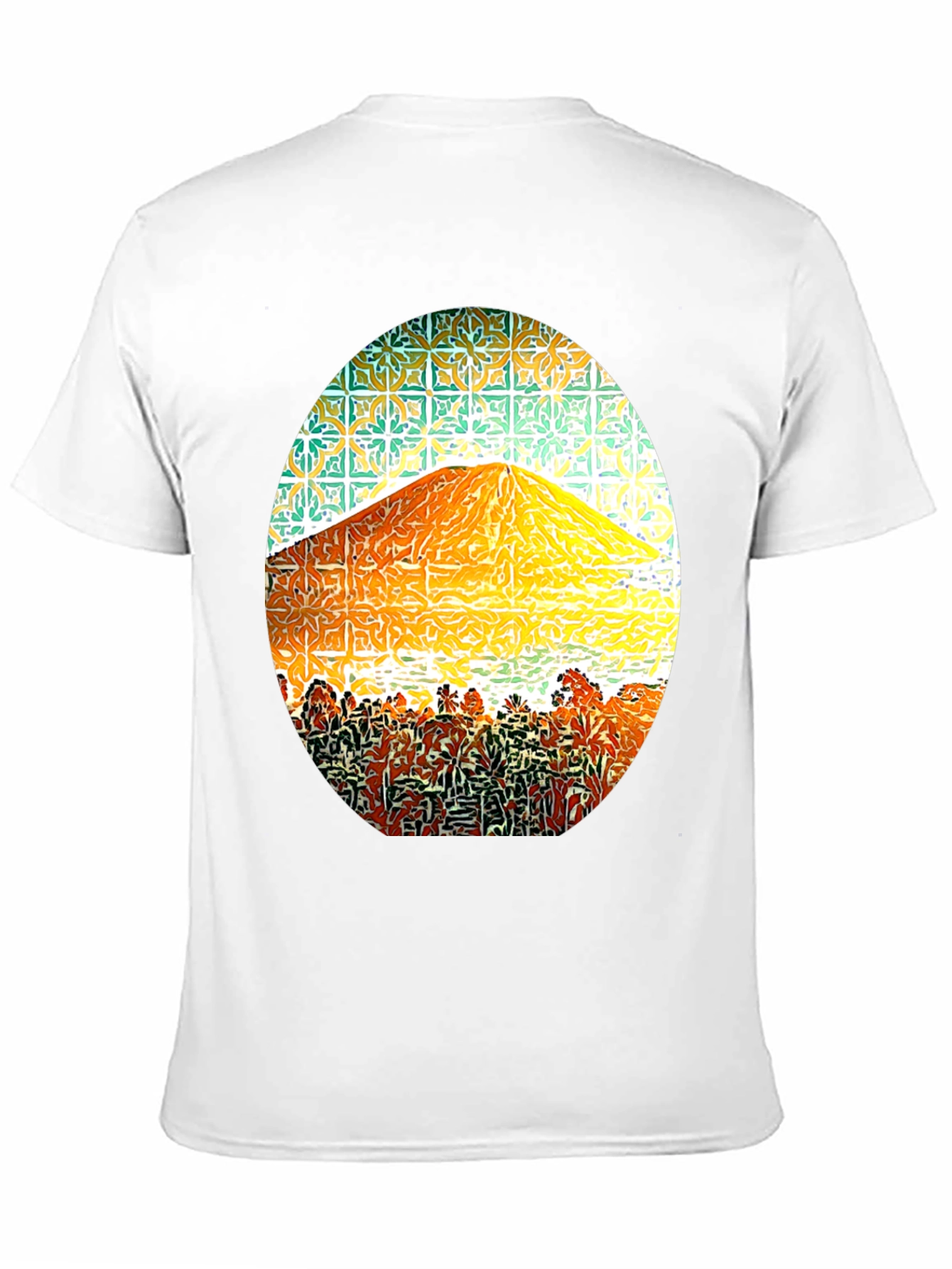 Mountain Graphic Tee - Stylish Mens Black T-Shirt