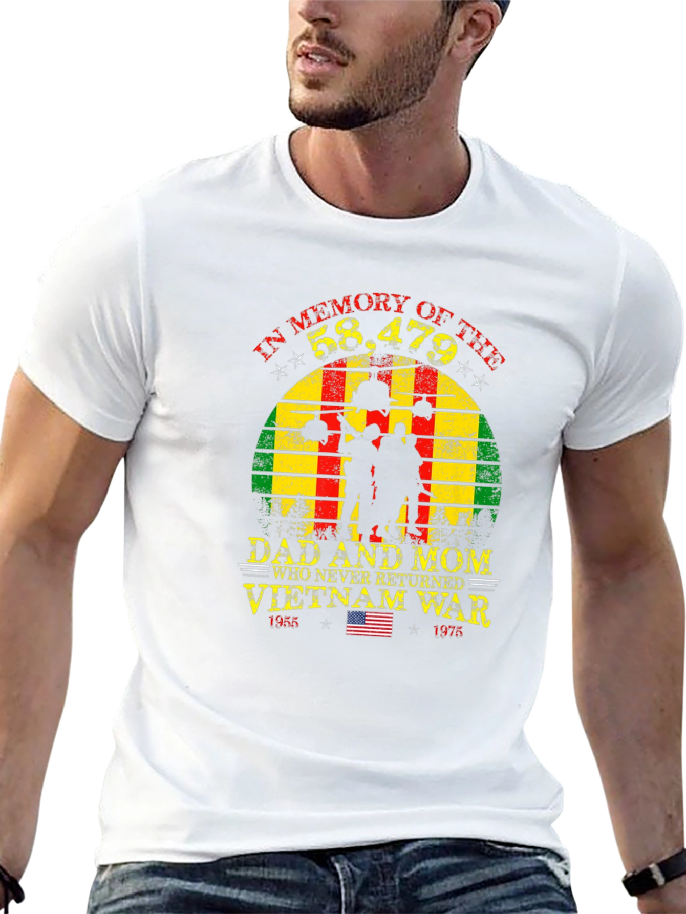 Vietnam War Memorial T-Shirt - Never Forgotten