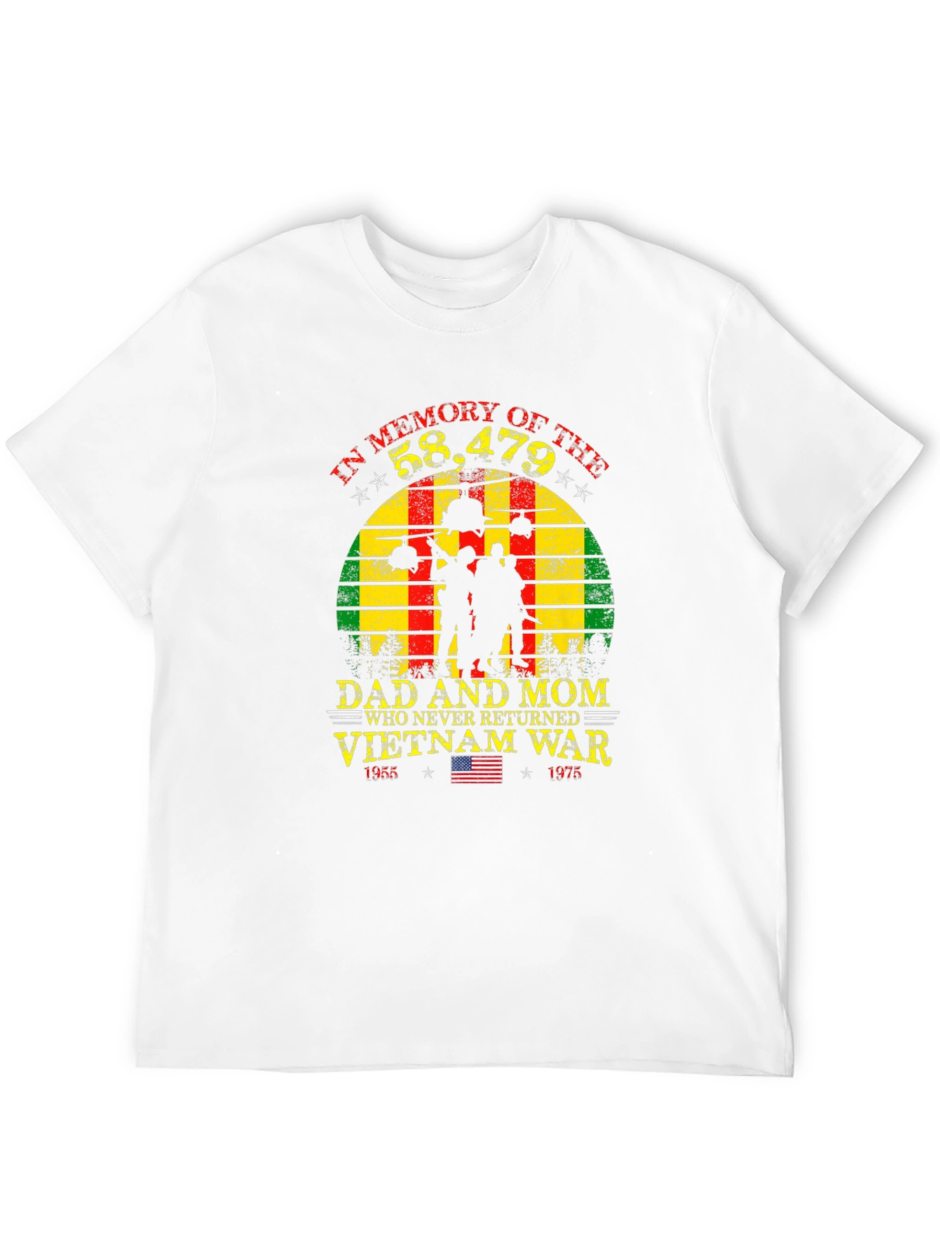 Vietnam War Memorial T-Shirt - Never Forgotten