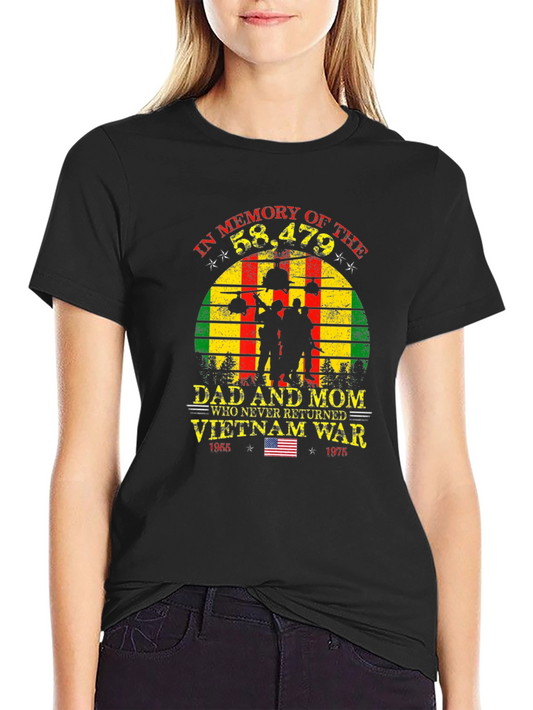 Vietnam War Memorial T-Shirt - Never Forgotten