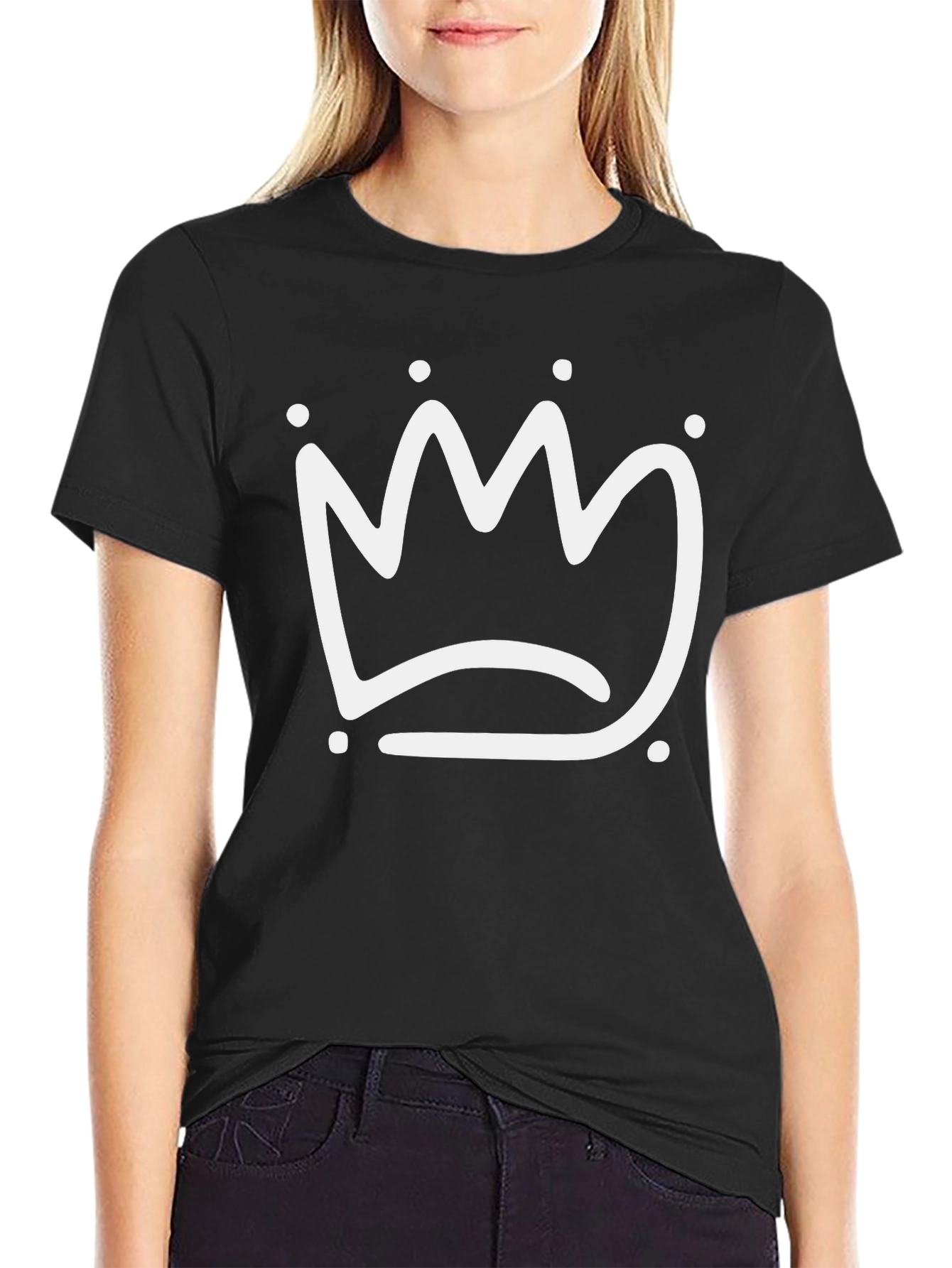 Crown Graphic Tee - Modern Design
