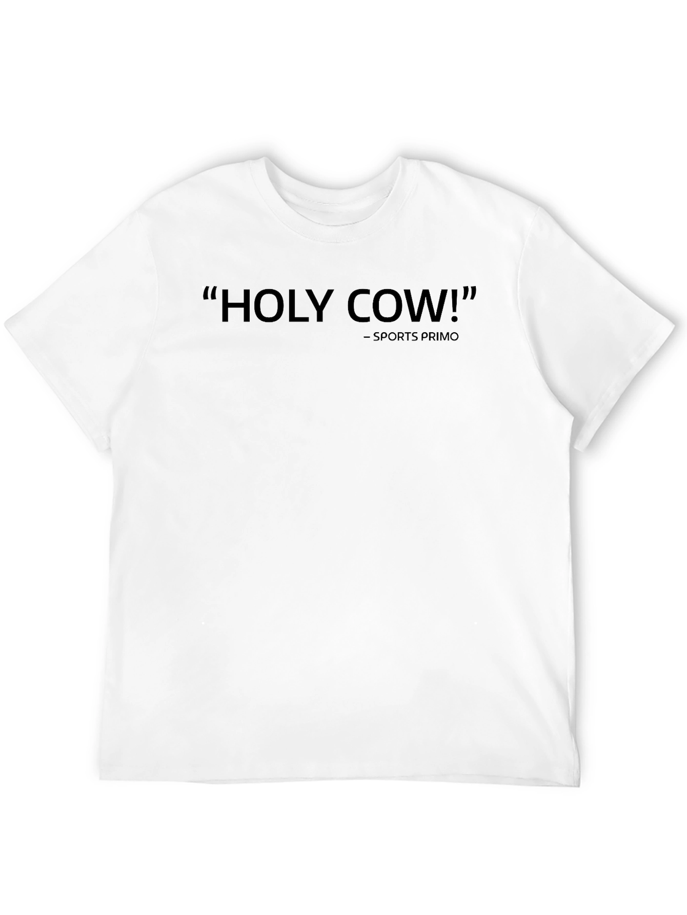 Holy Cow! Black Graphic Tee