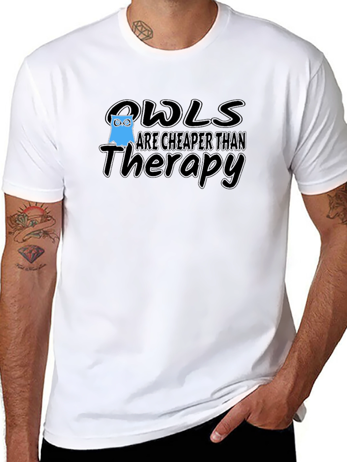Owls are Cheaper Than Therapy T-Shirt